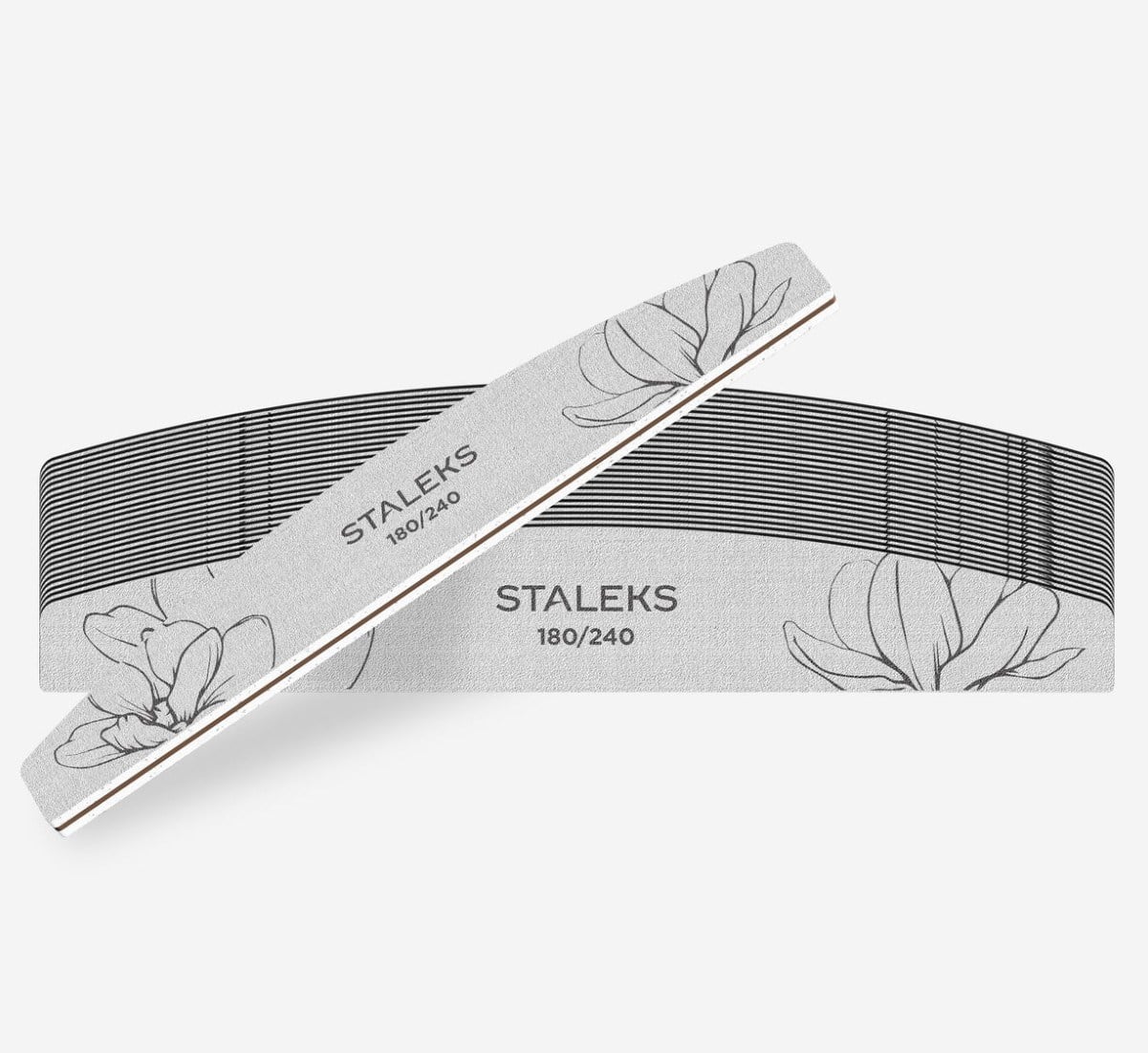 Staleks Expert 40 Yarım Ay Kağit Tirnak Törpüsü 180/240 Grit (25 Adet)Staleks