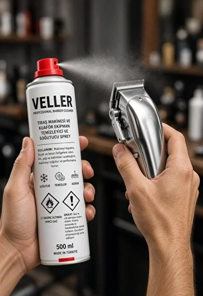 Veller Tıraş Makinesi & Metal Temizleme Spreyi 500 MlVeller