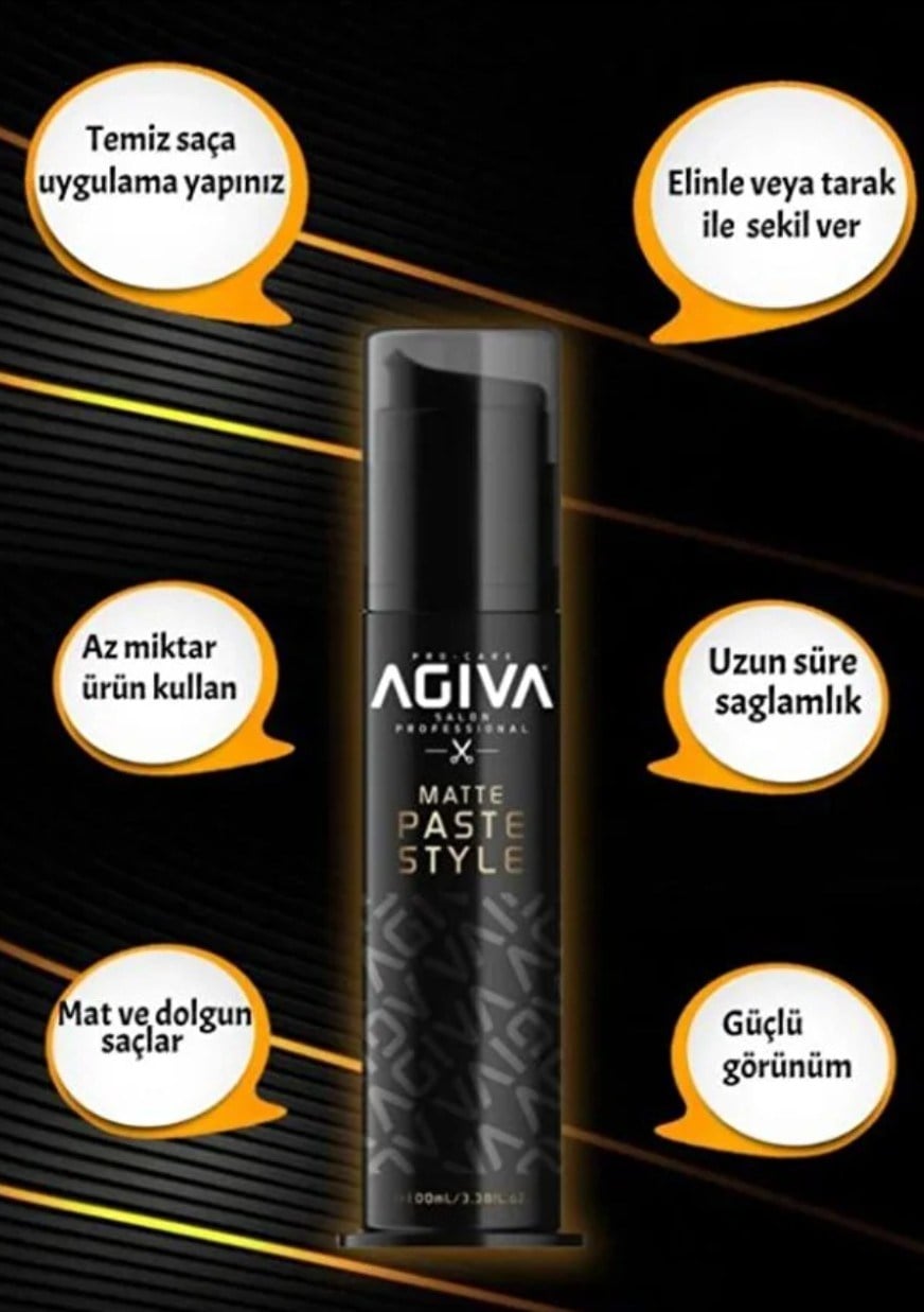 Agiva Wax Matte Paste Style 100 MlAgiva