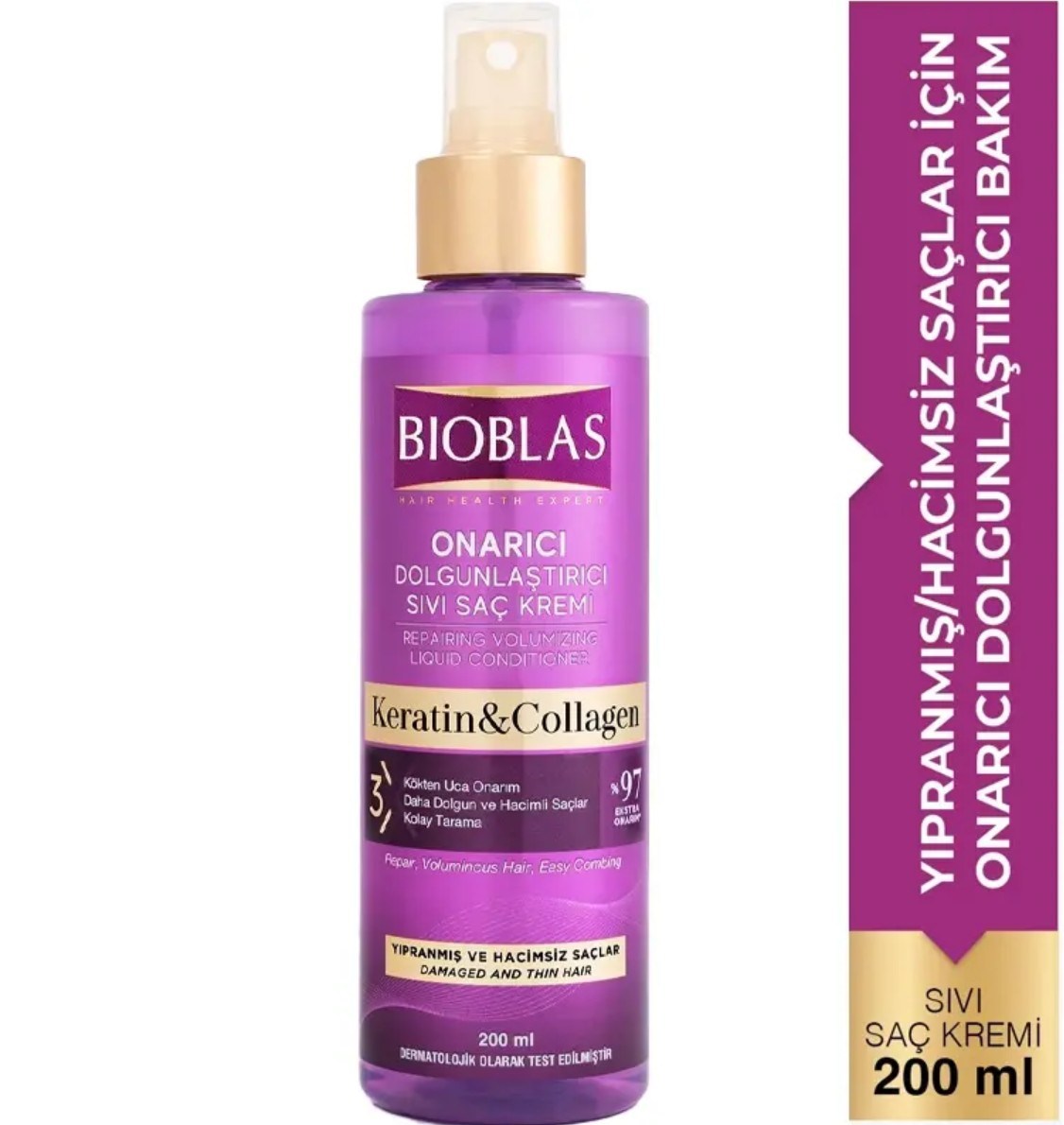 Bioblas Sıvı Saç Kremi Keratin & Collagen 200 MlBioblas
