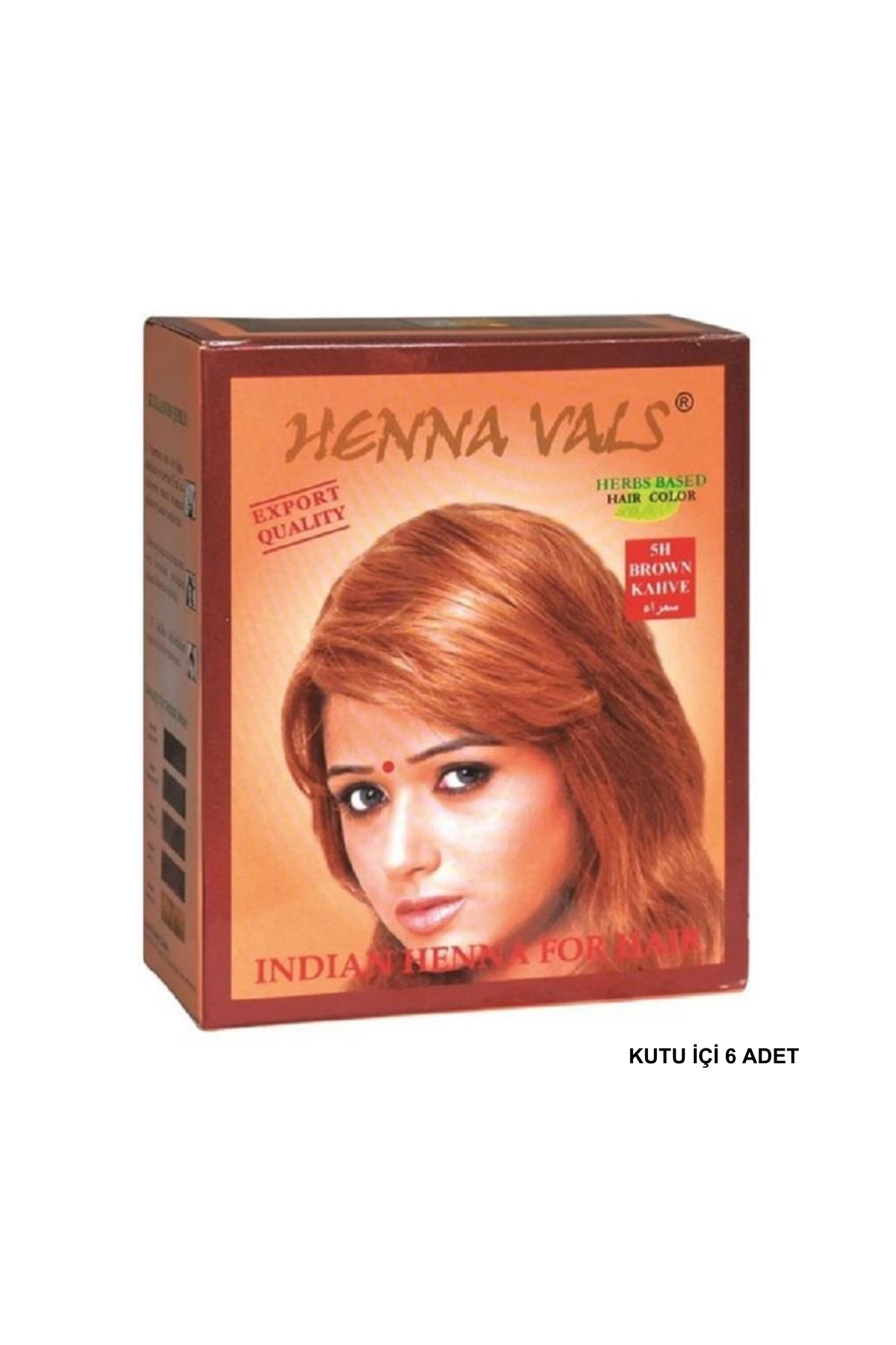 Henna Hint Kınası Kahve 6lıHenna