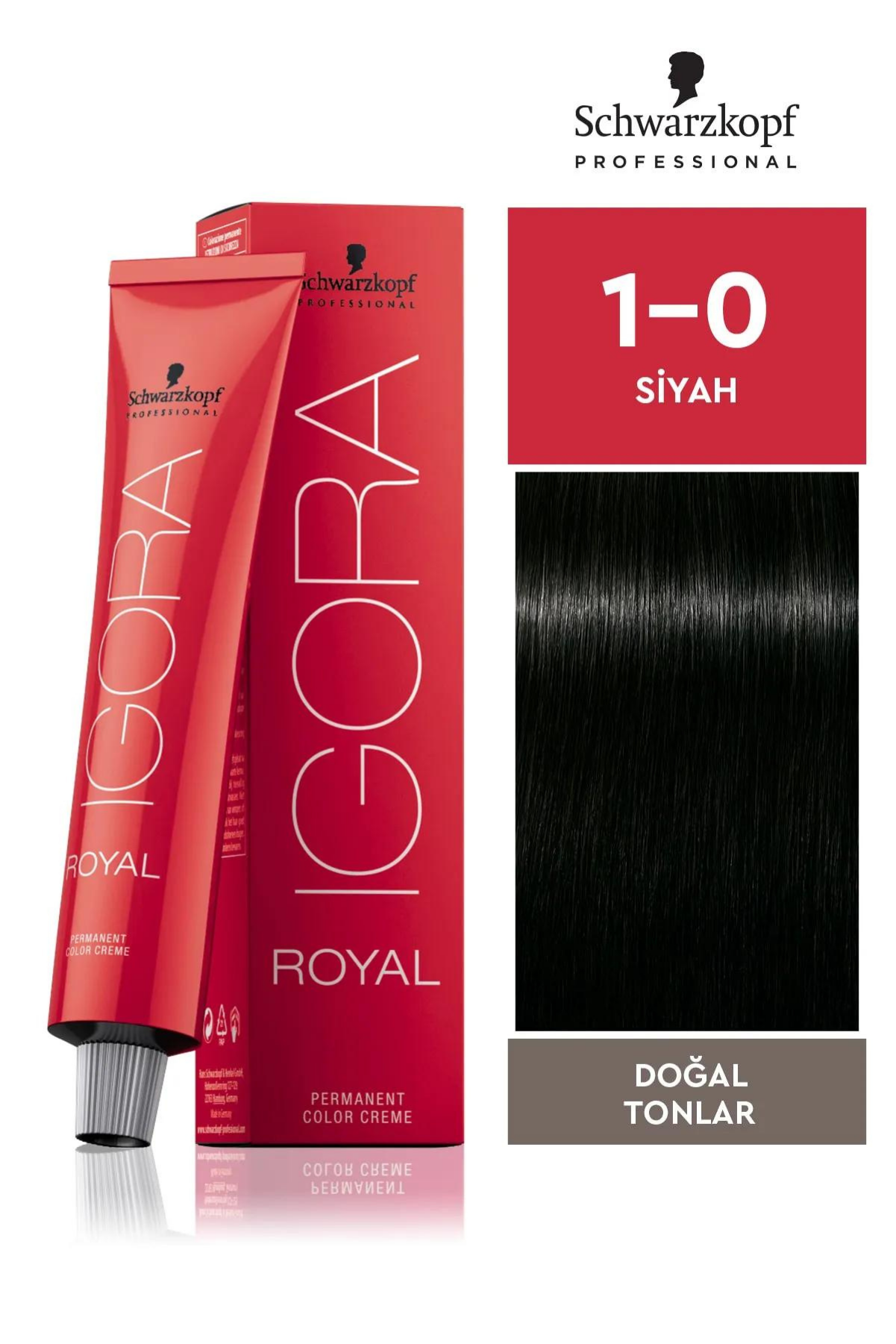 İgora Royal Saç Boyası 1.0 Siyah 60 Mlİgora