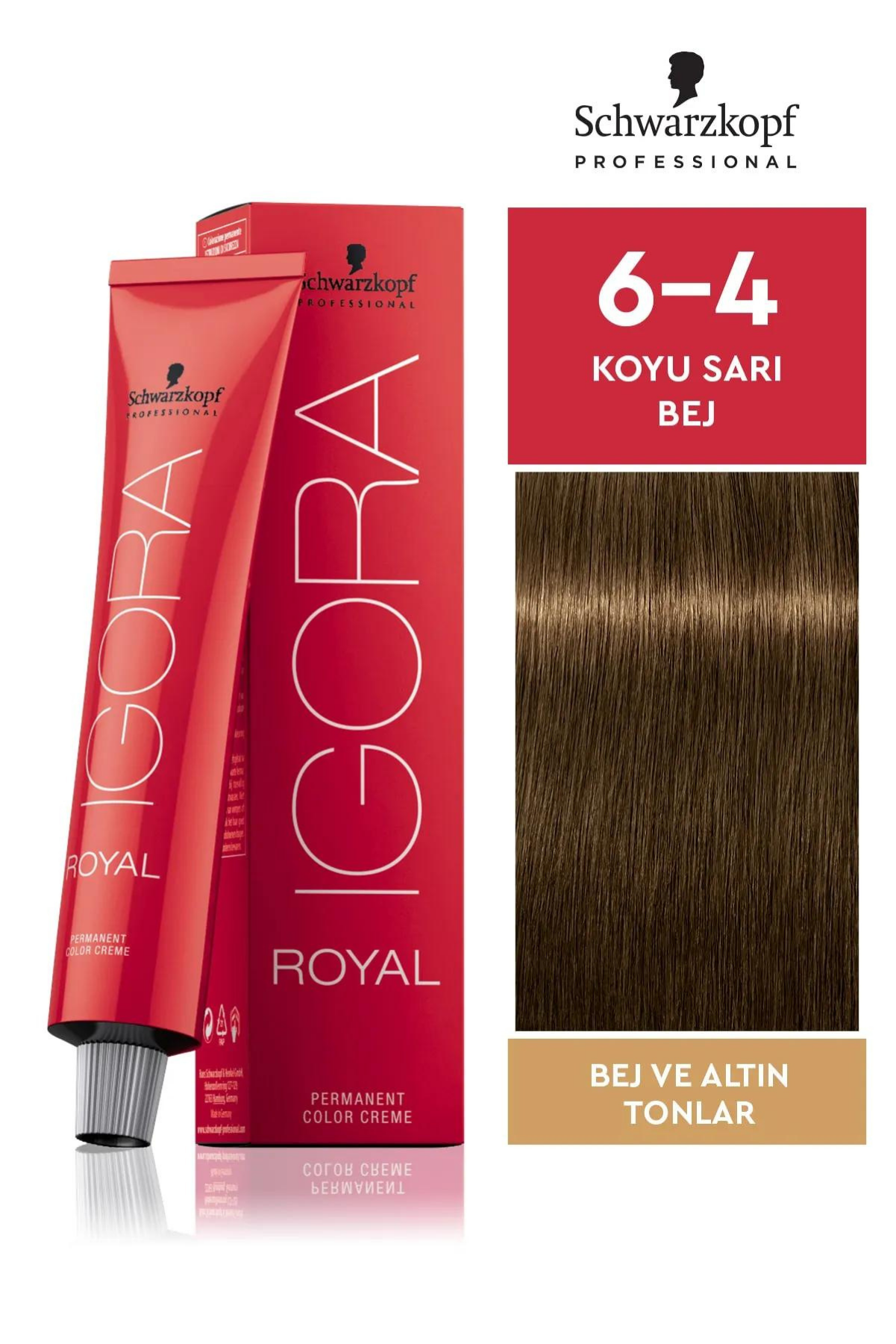 İgora Royal Saç Boyası 6.4 Koyu Kumral - Bej 60 Mlİgora