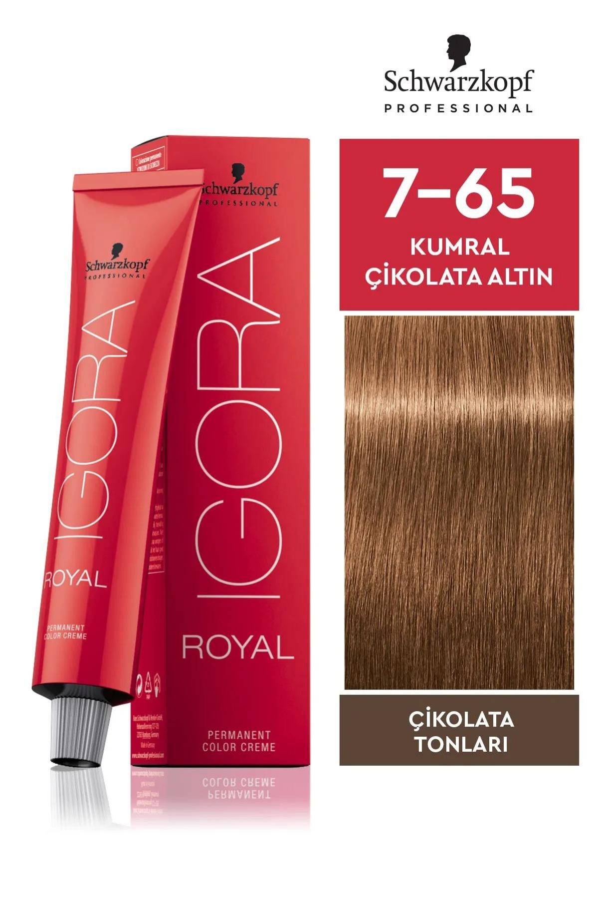 İgora Royal Saç Boyası 7.65 Kumral - Çikolata Altın 60 Mlİgora