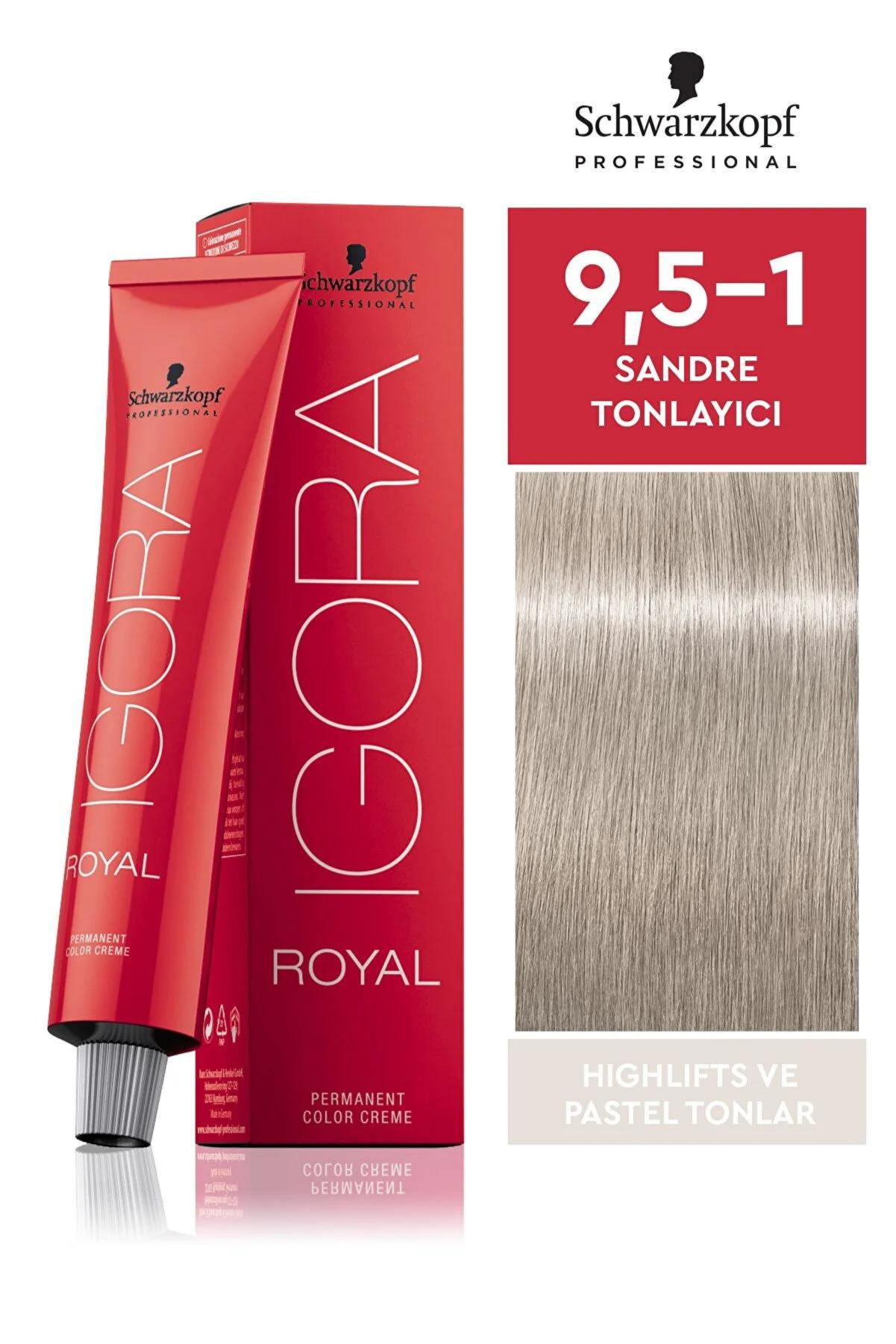 İgora Royal Saç Boyası 9.5-1 Pastel İnci 60 Mlİgora