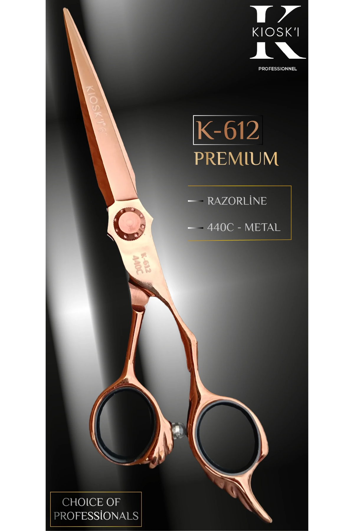 Kioski Premium Saç Kesim Makası K 612Kioski