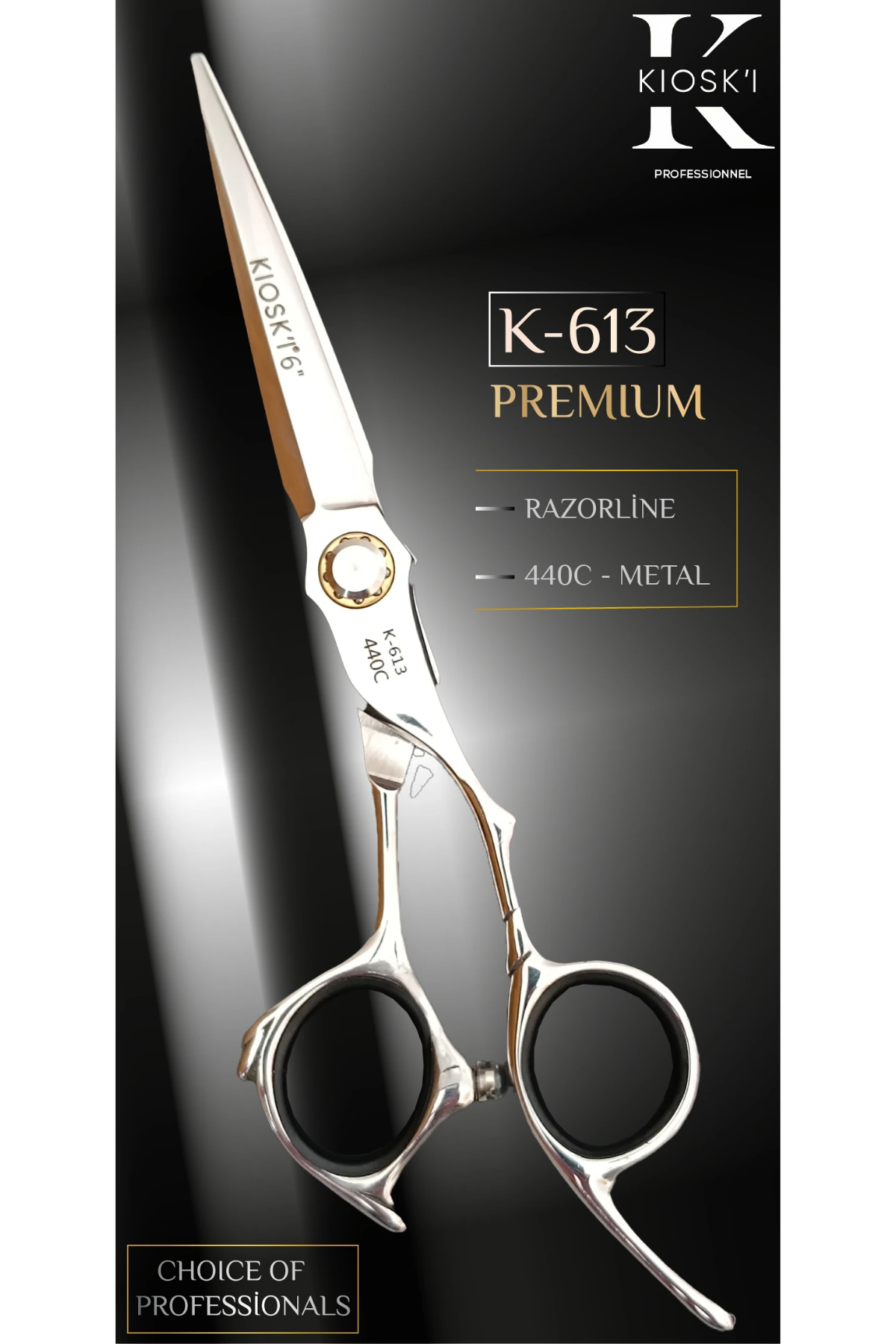 Kioski Premium Saç Kesim Makası K 613Kioski