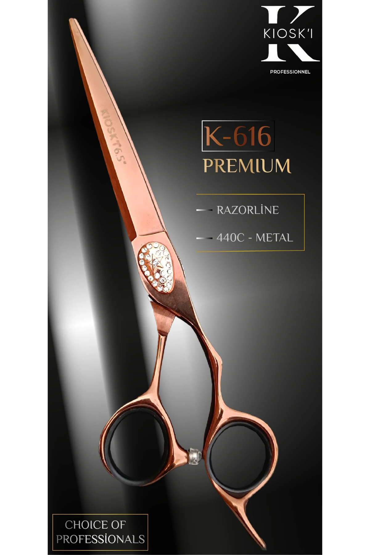 Kioski Premium Saç Kesim Makası K 616Kioski