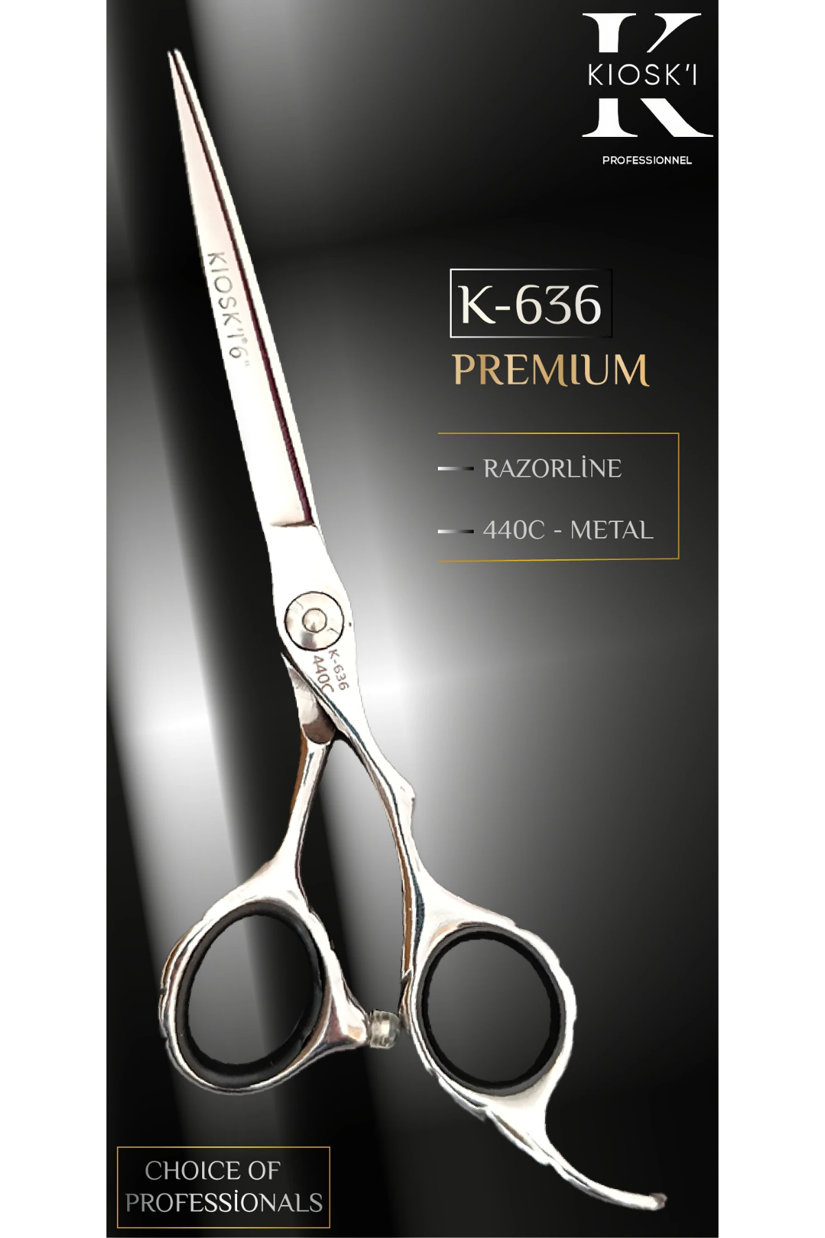 Kioski Premium Saç Kesim Makası K 636Kioski
