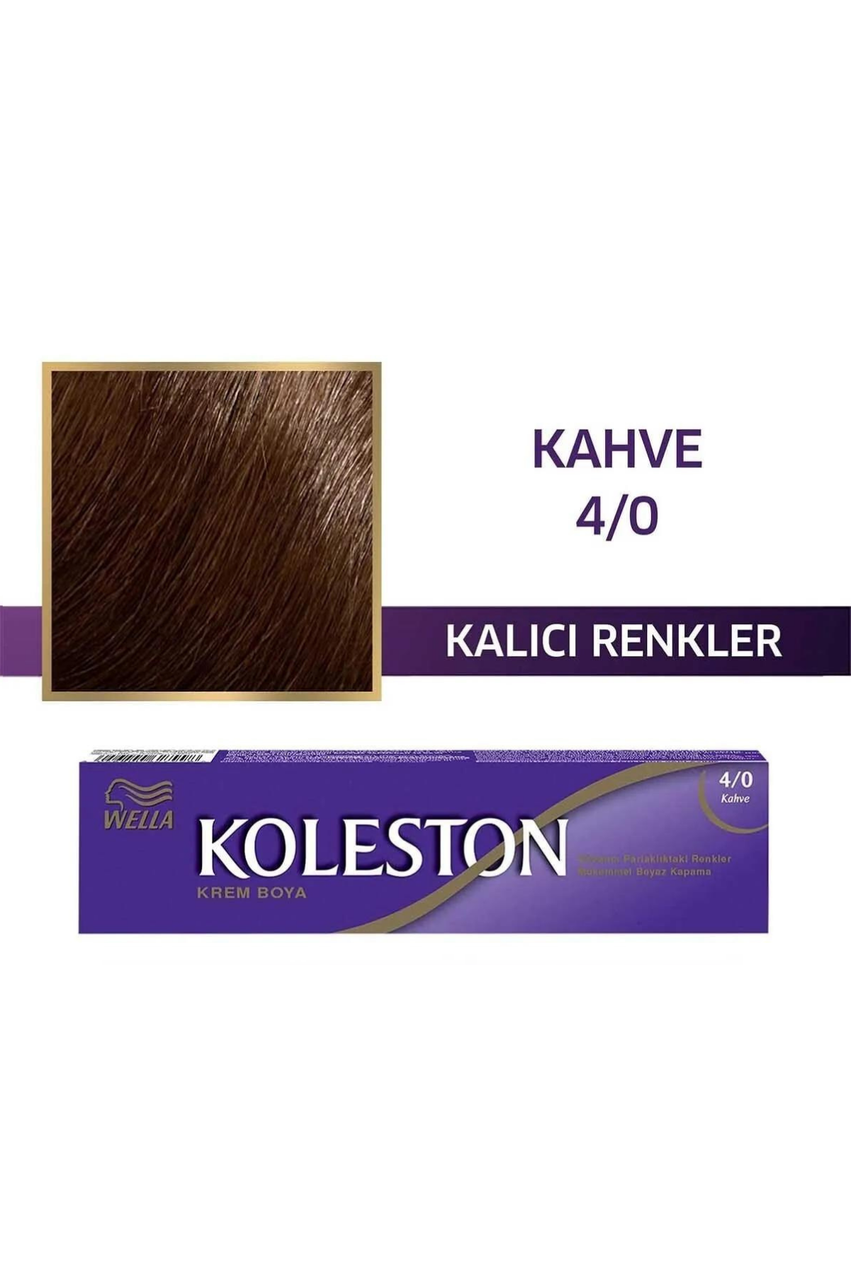 Koleston Tüp Boya 4.0 KahveWella