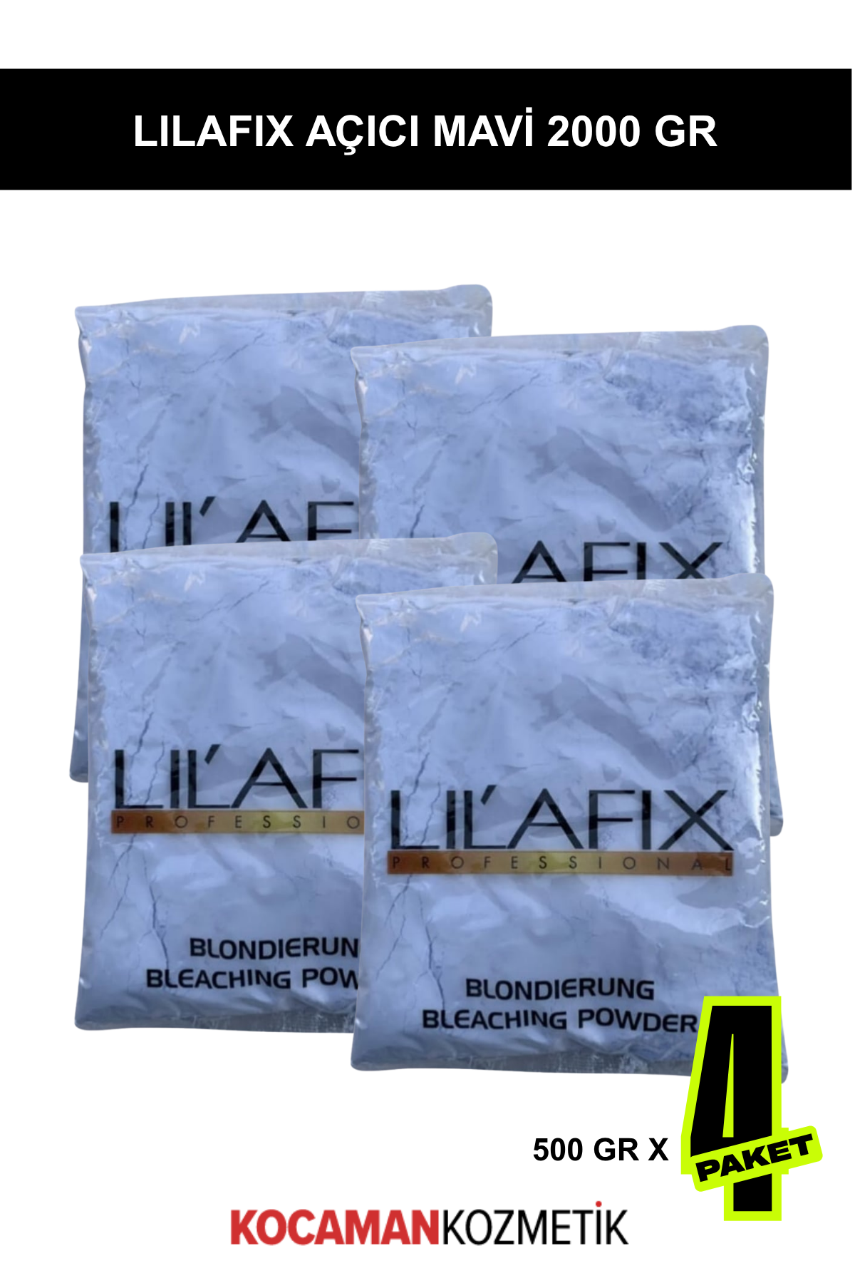 Lilafix Saç Açıcı Toz Mavi 2000 GrLilafix