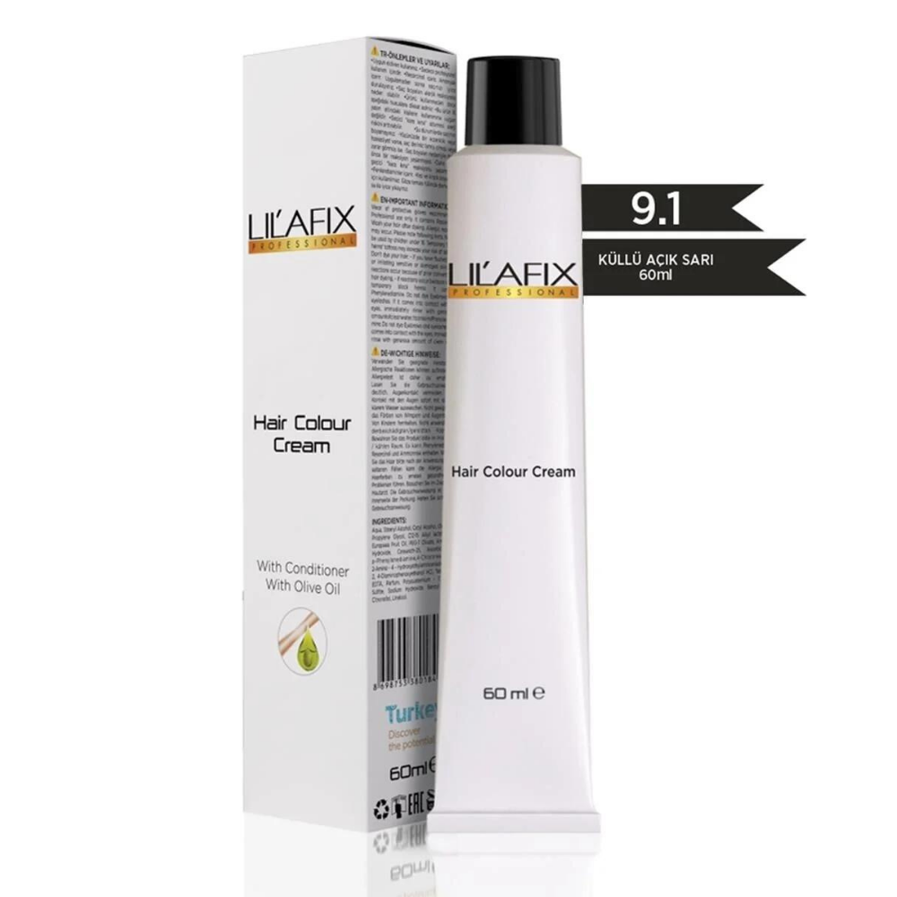 Lilafix Saç Boyası 9.1 Küllü Açık Sarı 60 MlLilafix