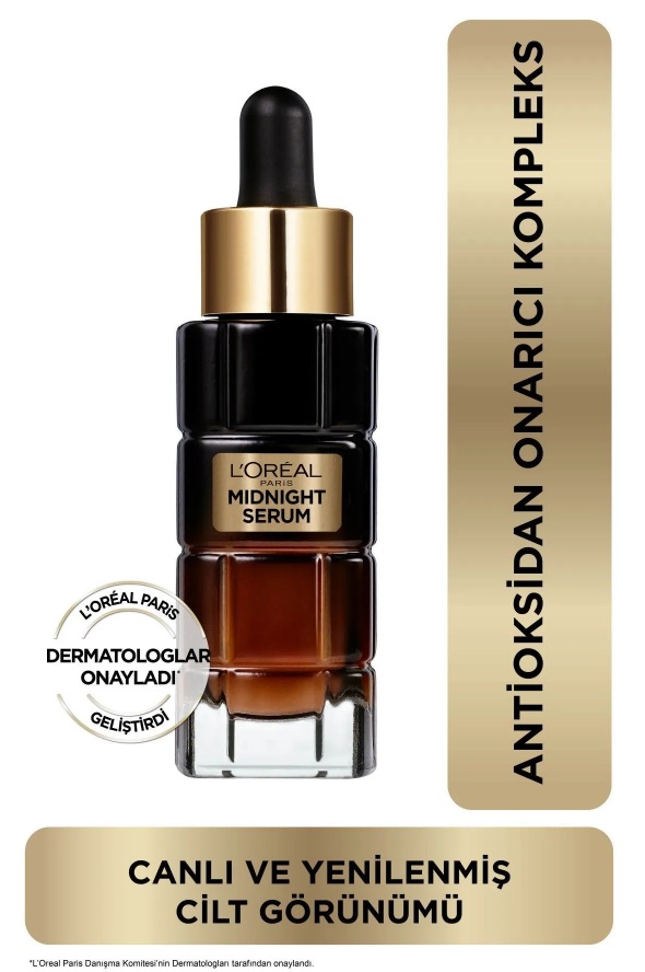Loreal Paris Midnight Serum Cilt Yenileme & Cilt Görünümü Canlandırma Etkili 30 MlLoreal