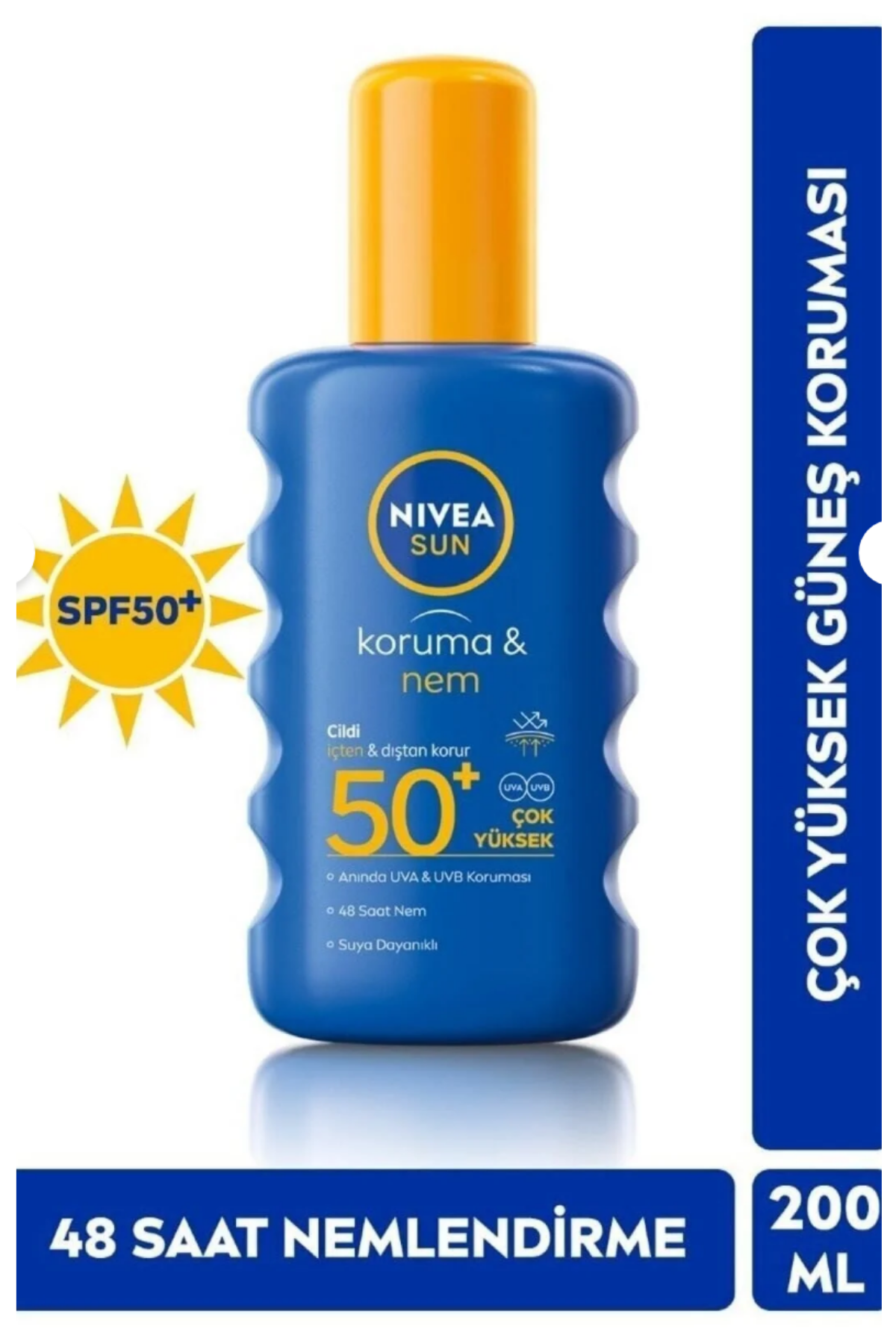 Nivea Sun Güneş Kremi 50+ Spf Koruma & Nem 200 MlNivea