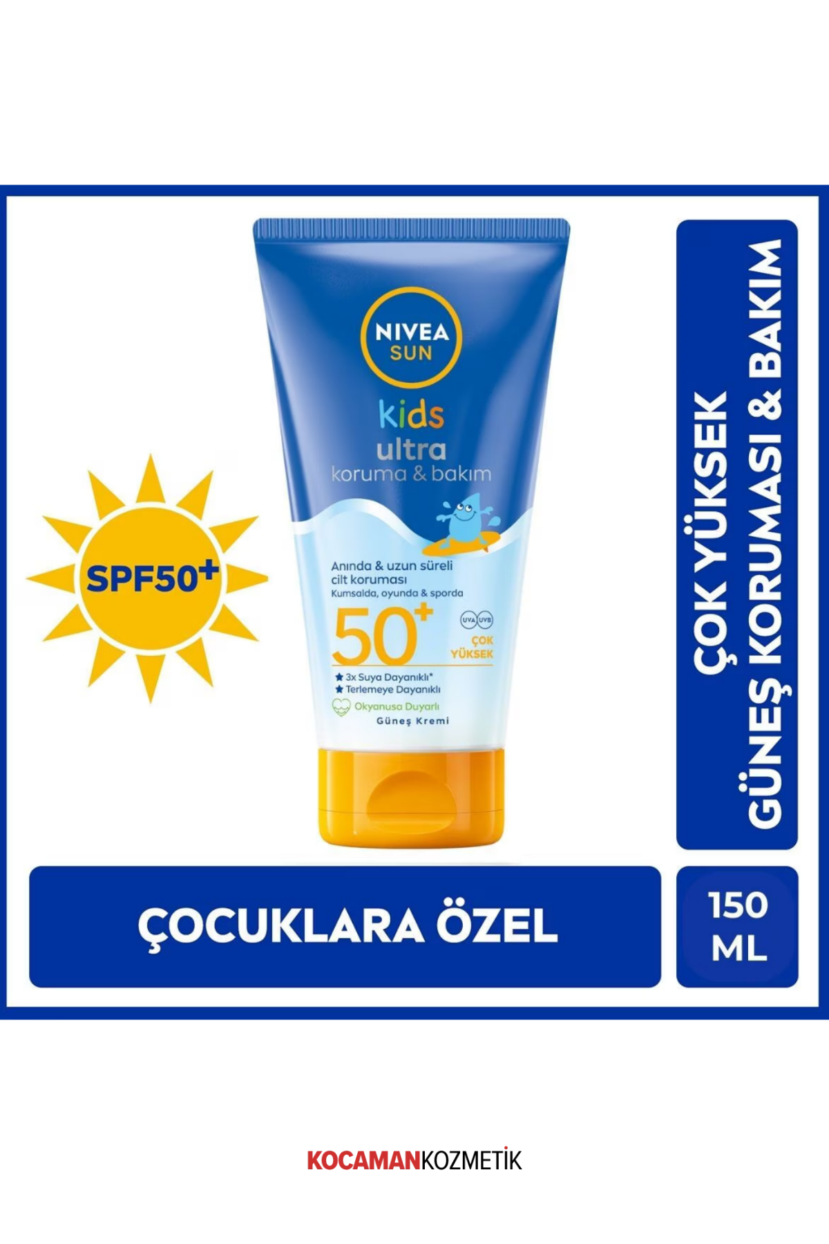 Nivea Sun Kids Güneş Kremi 50+ Spf Çocuk 150 MlNivea