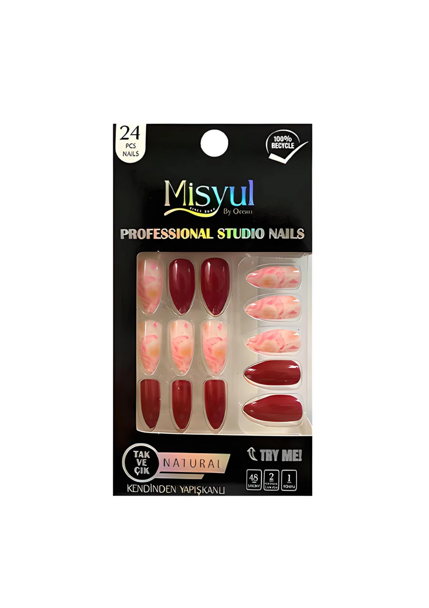 Ocean Misyul Takma Tırnak 24lü 2036Ocean