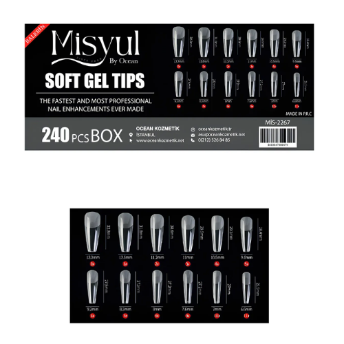 Ocean Soft Jel Tips Tırnak 240lı 2267Ocean