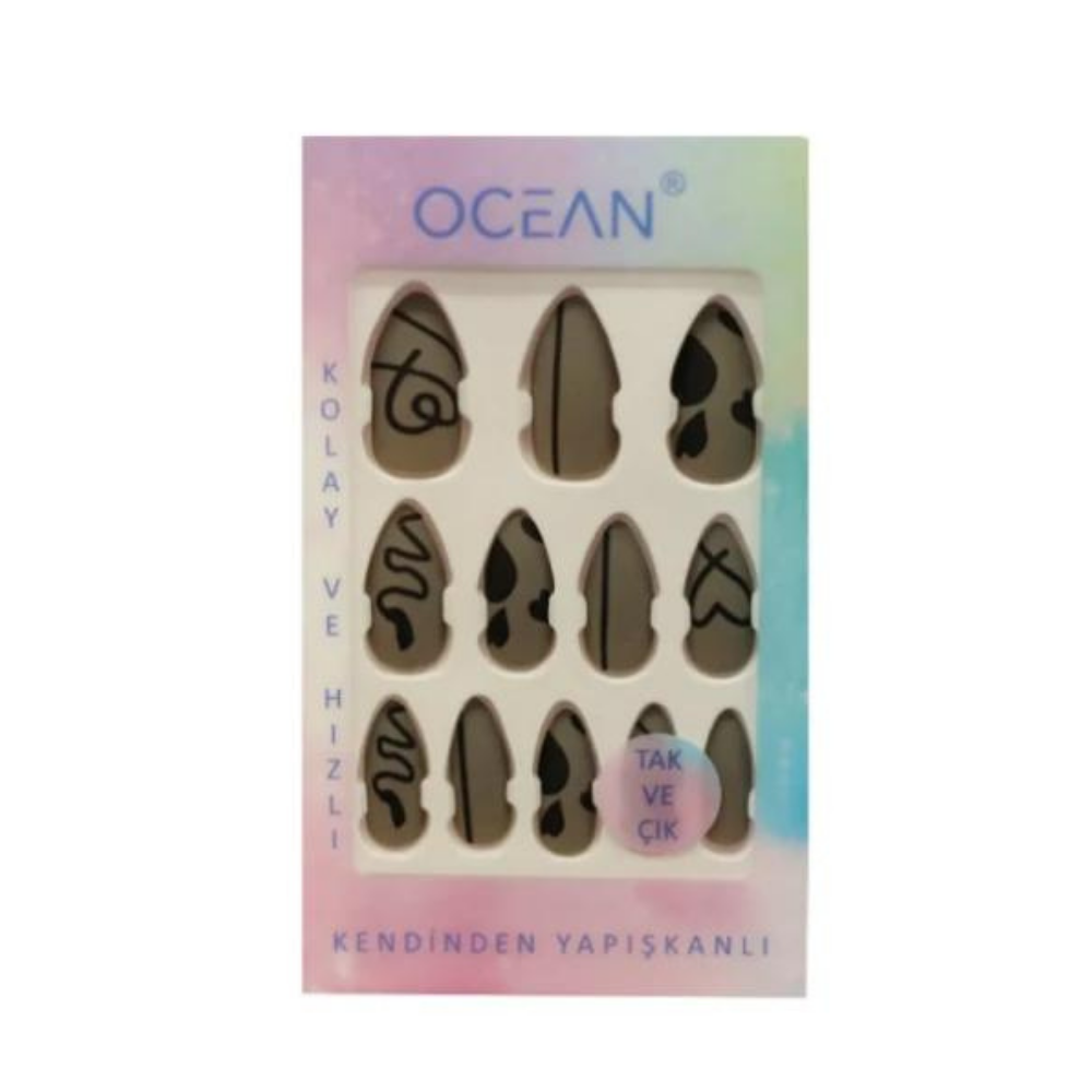 Ocean Takma Tırnak - Tak Ve Çık Kendinden Yapışkanlı 738Ocean