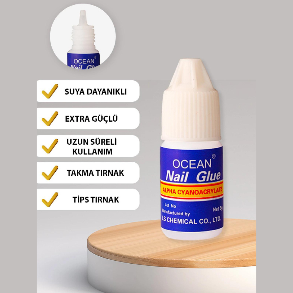 Ocean Takma Tırnak Yapıştırıcı Damla 189Ocean