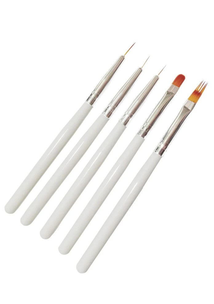Ocean Tırnak Fırçası 5lii Set Beyaz 2398Ocean
