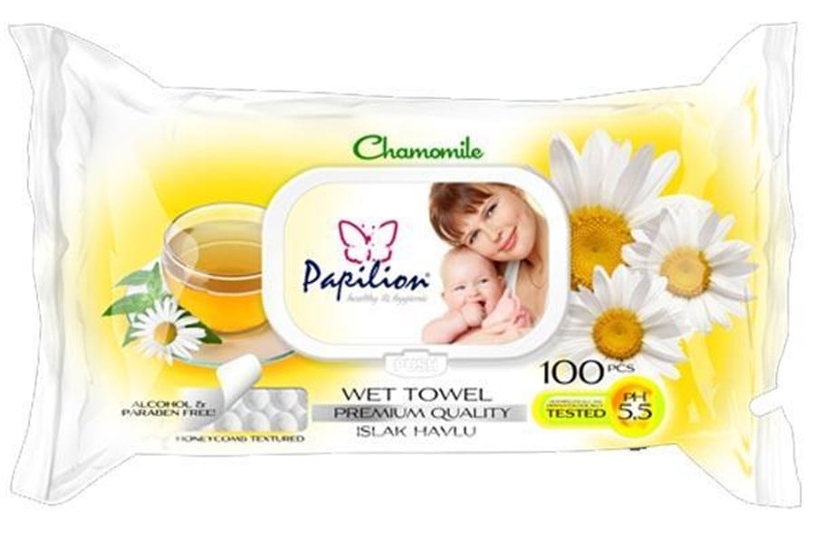 Papilion Islak Havlu Canhamomile 100'lüPapilion