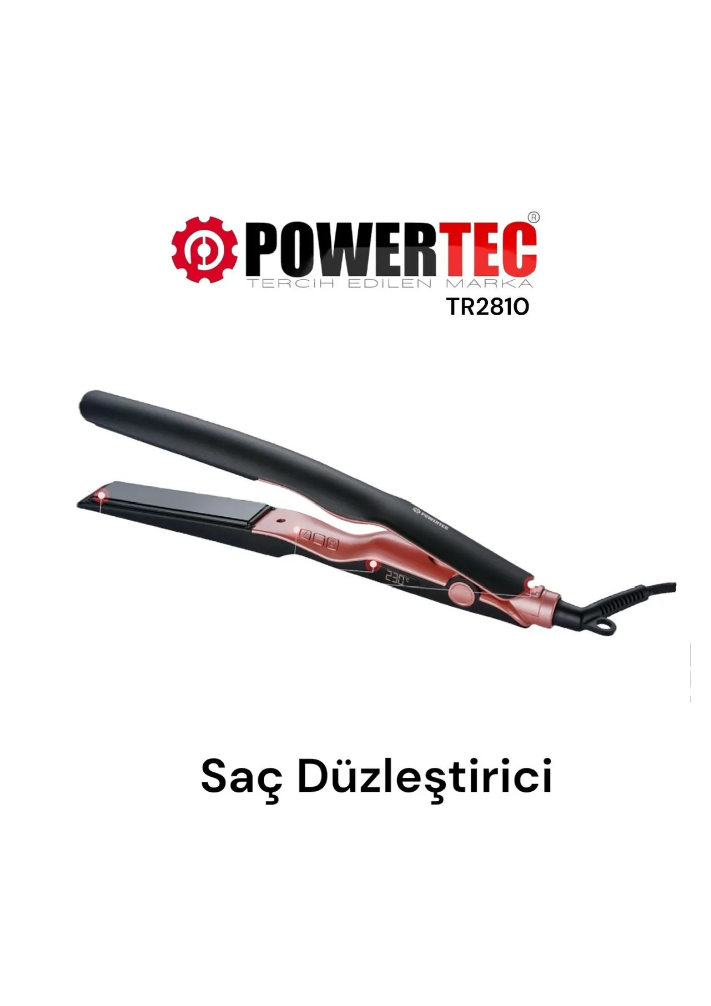 Powertec 2810 Saç DüzleştiriciPowertec