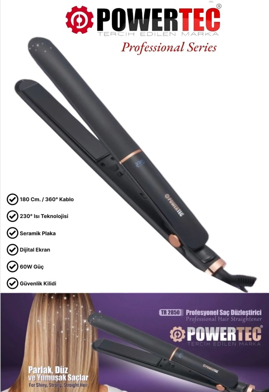 Powertec 2850 Saç DüzleştiriciPowertec