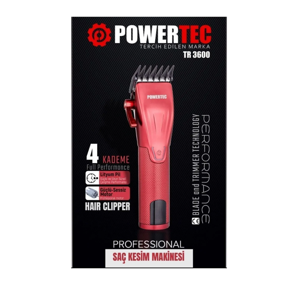 Powertec 3600 Saç Kesim Tıraş MakinesiPowertec