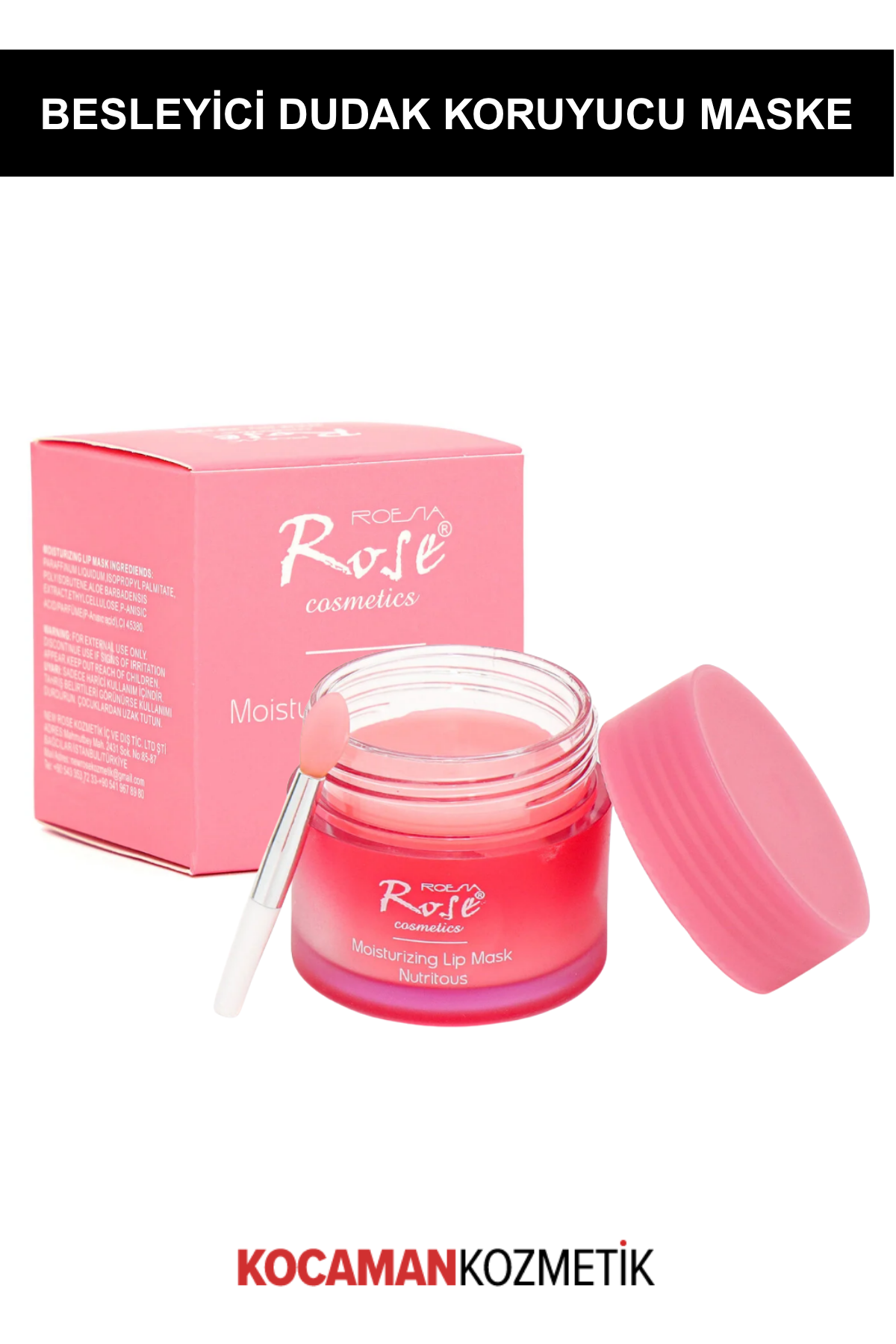 Rose Dudak Nemlendirici Besleyici Pembe KutuRose