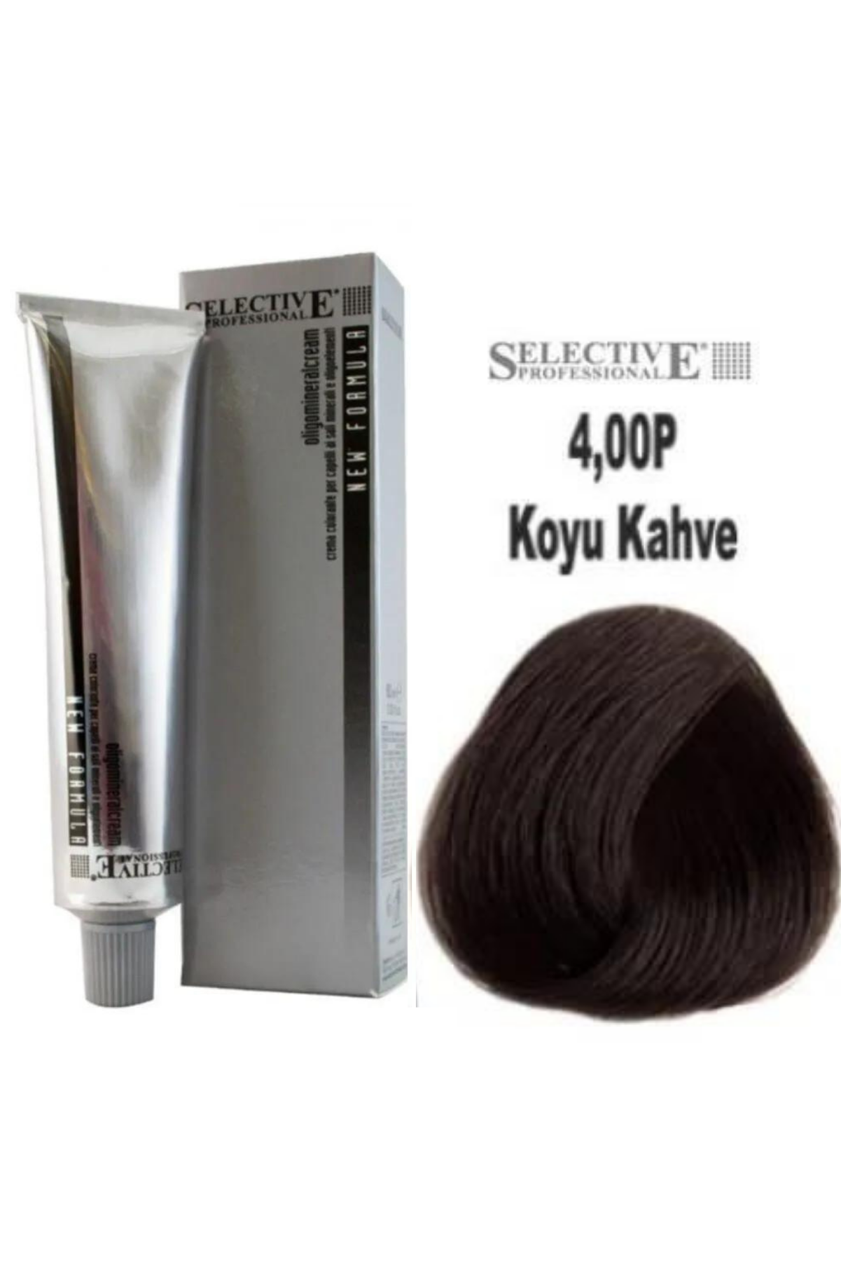 Selective Saç Boyası 4.00P Koyu Kahve 60 MlSelective