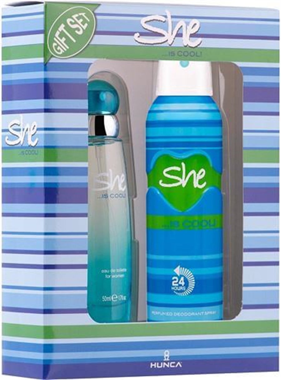 She Is Cool! Women Edt 50 Ml+Deodorant 150 Ml SetMarkasız