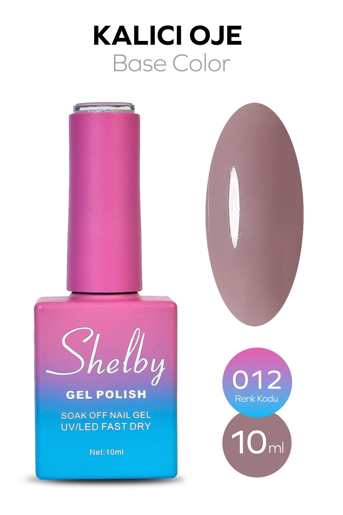 Shelby Kalıcı Oje No: 012 10 Ml - Klasik SeriShelby