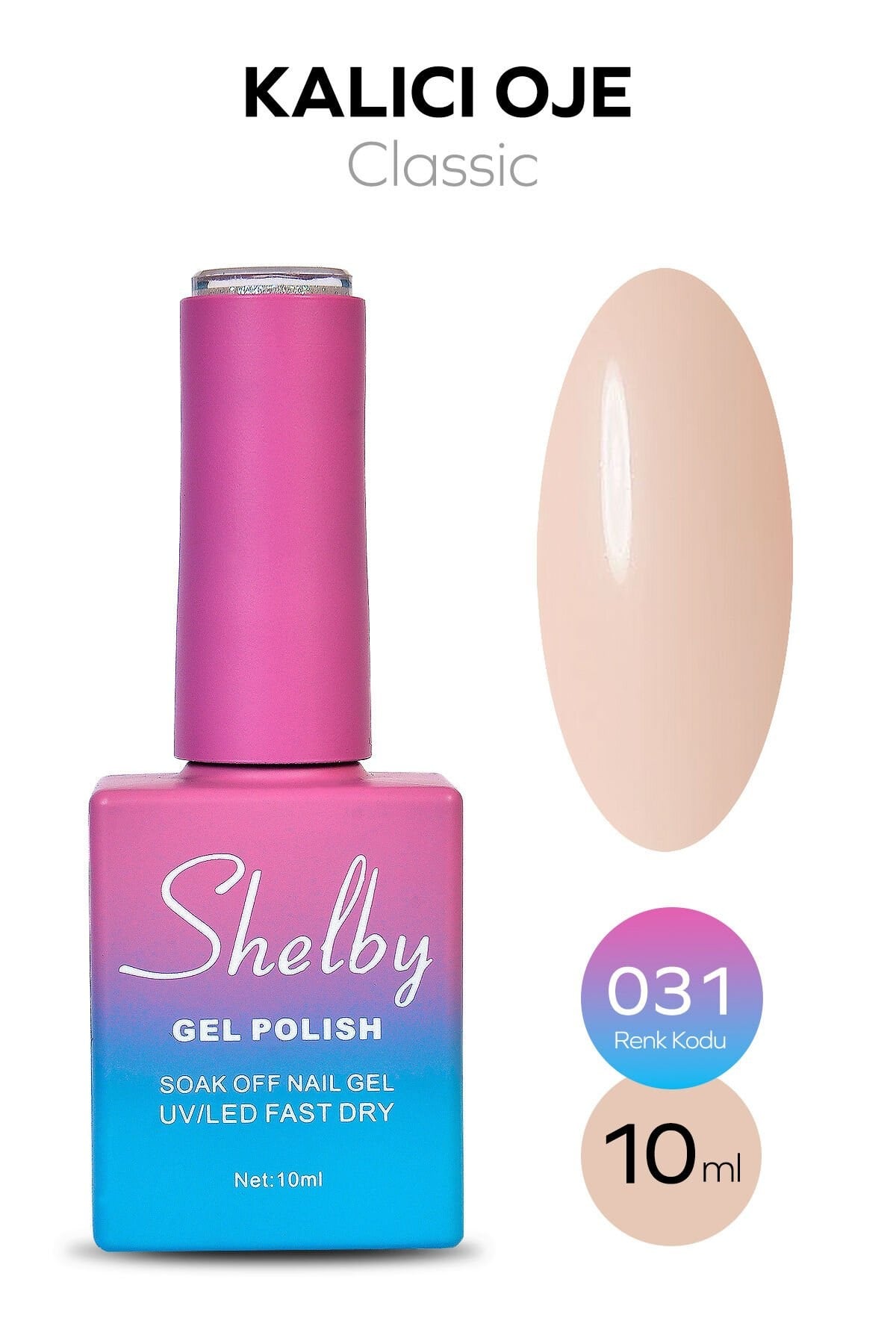 Shelby Kalıcı Oje No: 031 10 Ml - Klasik SeriShelby