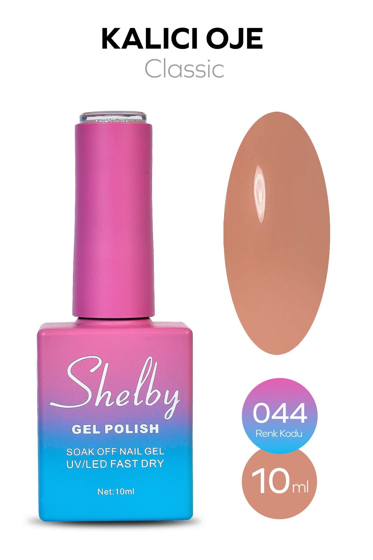 Shelby Kalıcı Oje No: 044 10 Ml - Klasik SeriShelby
