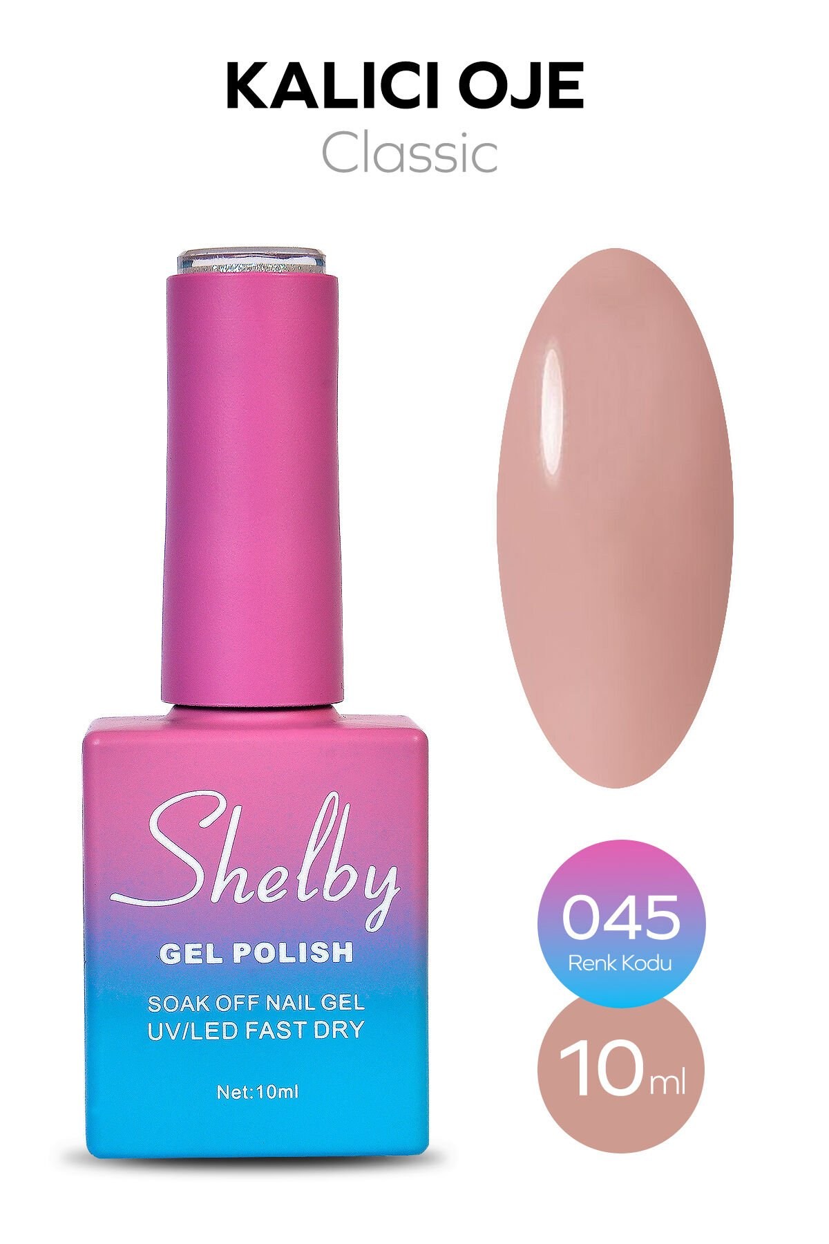 Shelby Kalıcı Oje No: 045 10 Ml - Klasik SeriShelby