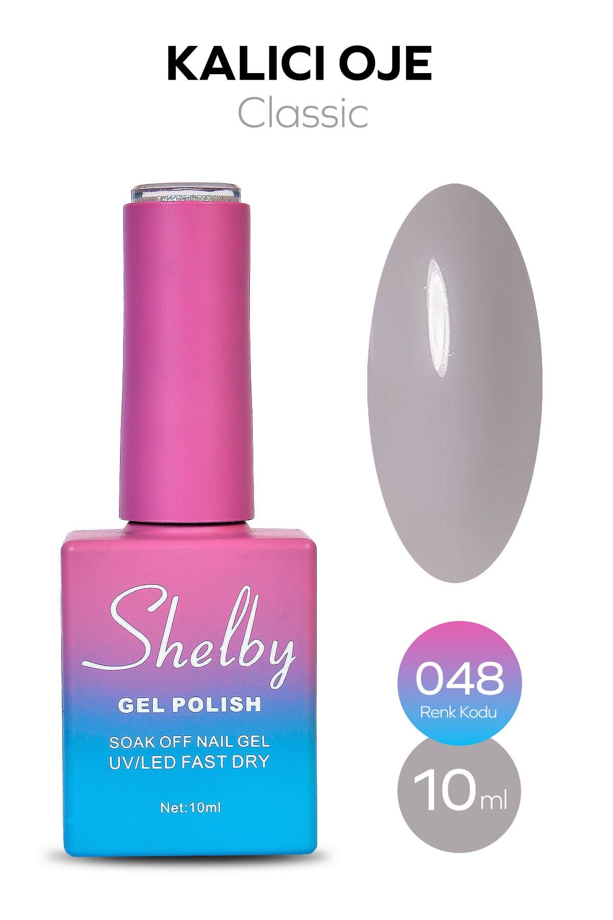 Shelby Kalıcı Oje No: 048 10 Ml - Klasik SeriShelby