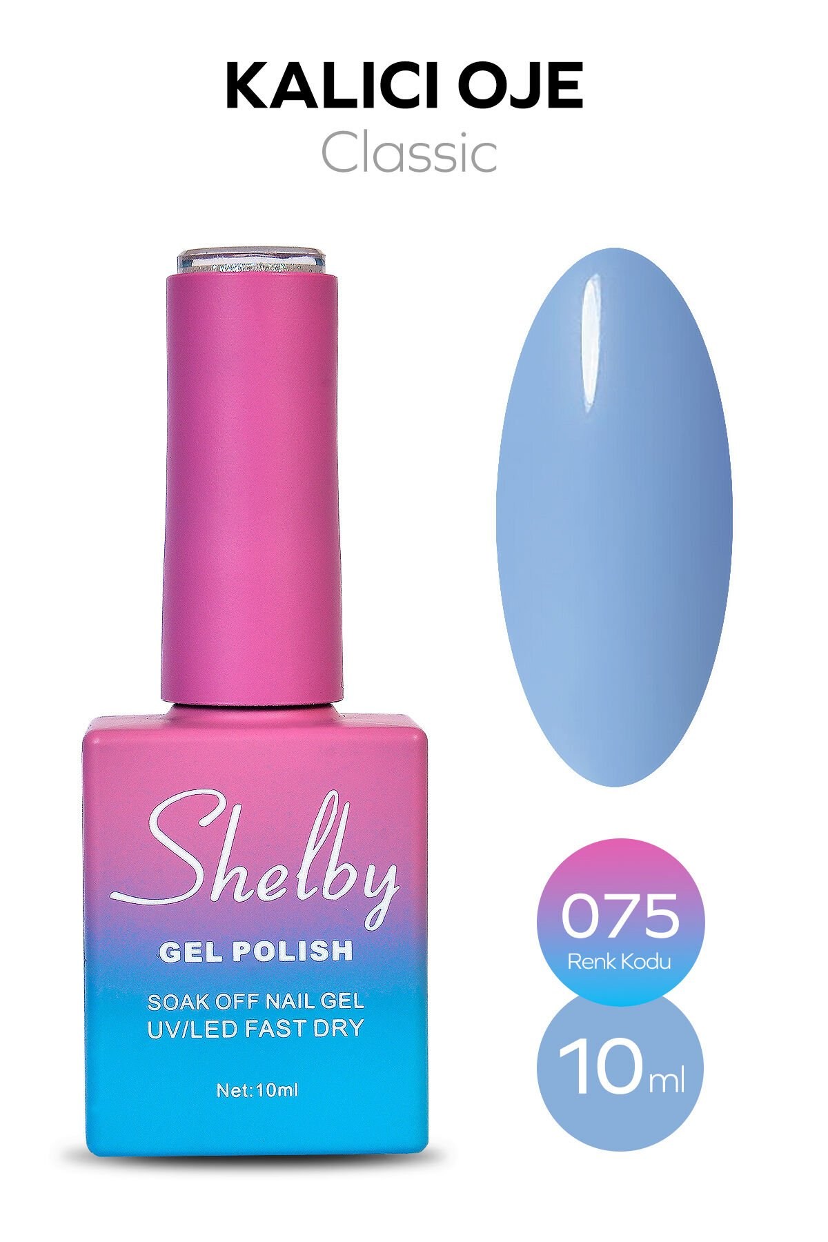 Shelby Kalıcı Oje No: 075 10 Ml - Klasik SeriShelby