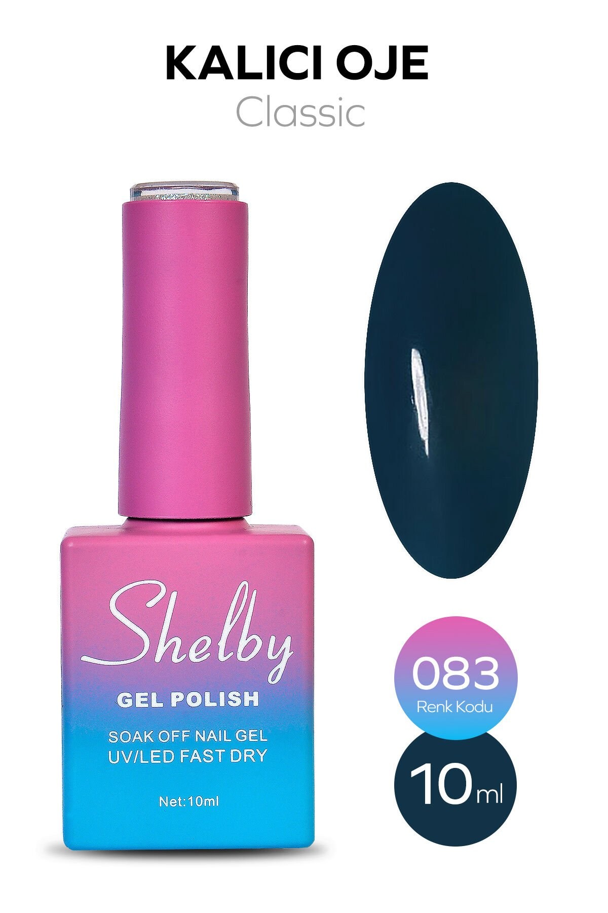 Shelby Kalıcı Oje No: 083 10 Ml - Klasik SeriShelby
