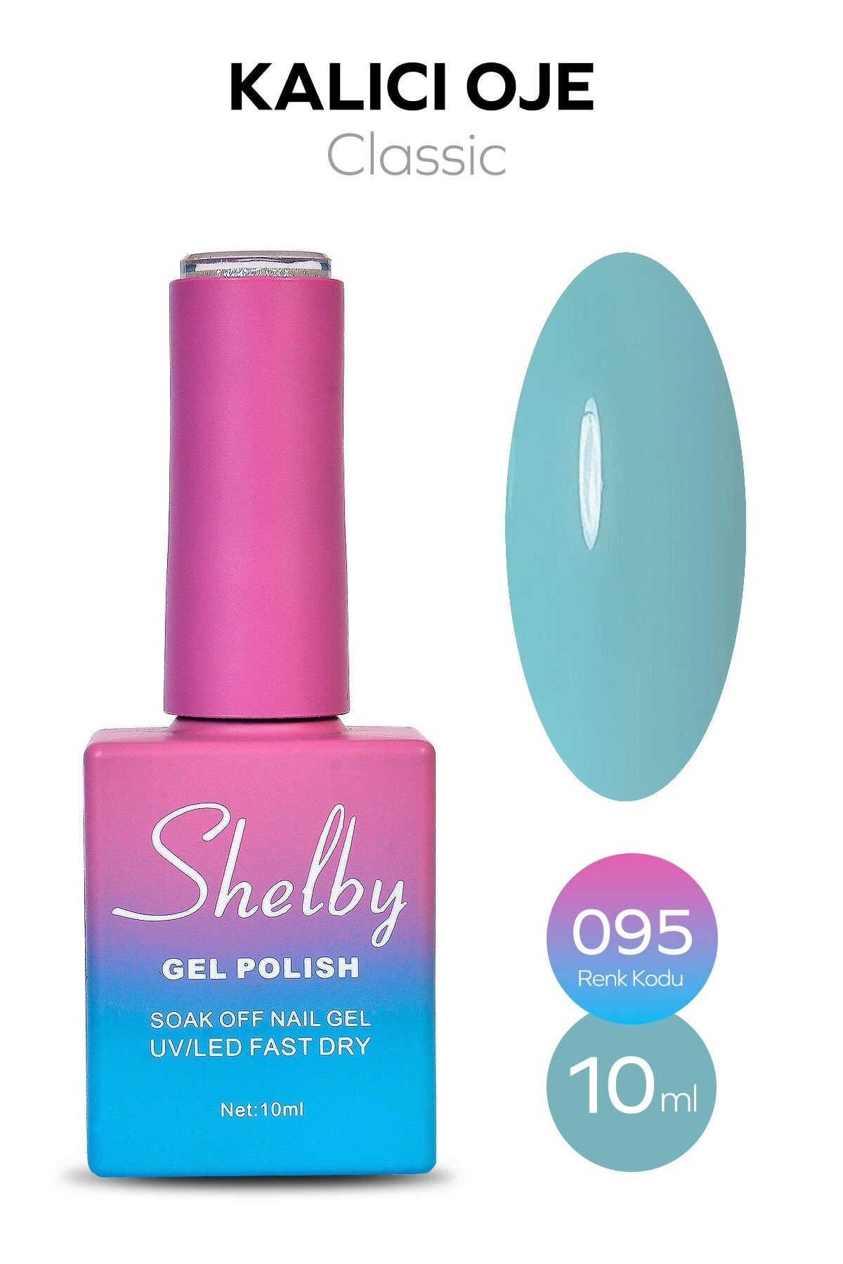 Shelby Kalıcı Oje No: 095 10 Ml - Klasik SeriShelby