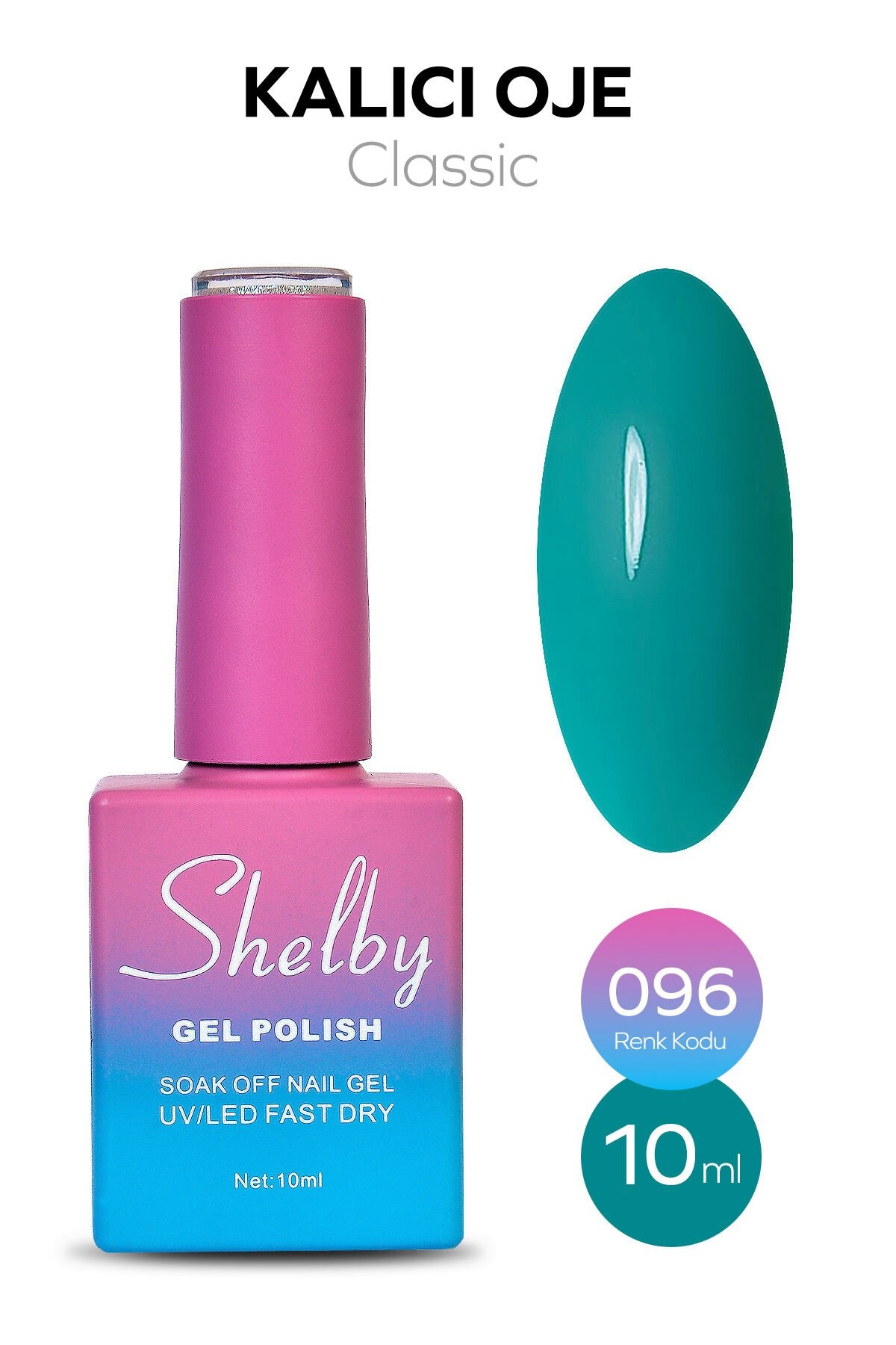 Shelby Kalıcı Oje No: 096 10 Ml - Klasik SeriShelby