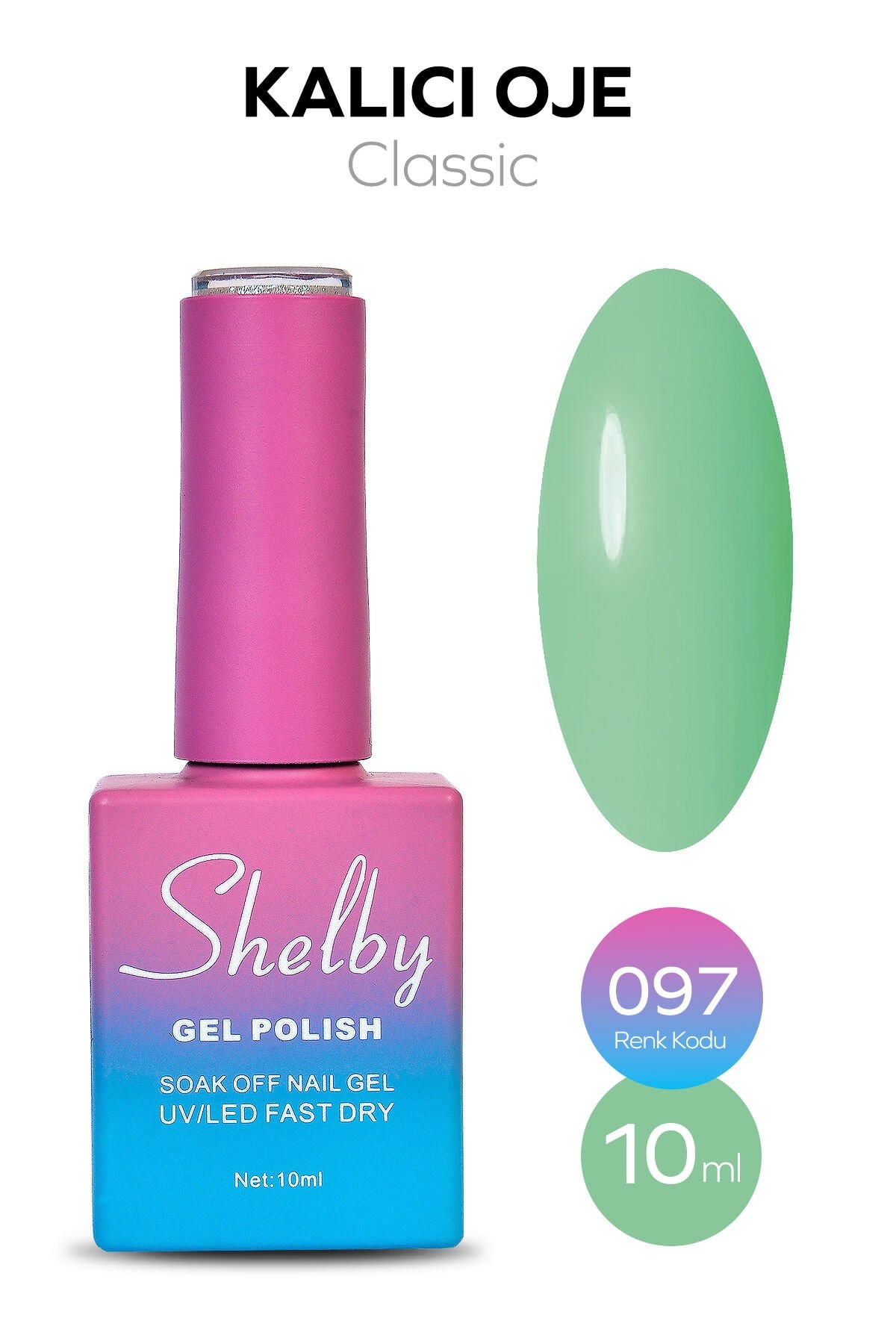 Shelby Kalıcı Oje No: 097 10 Ml - Klasik SeriShelby