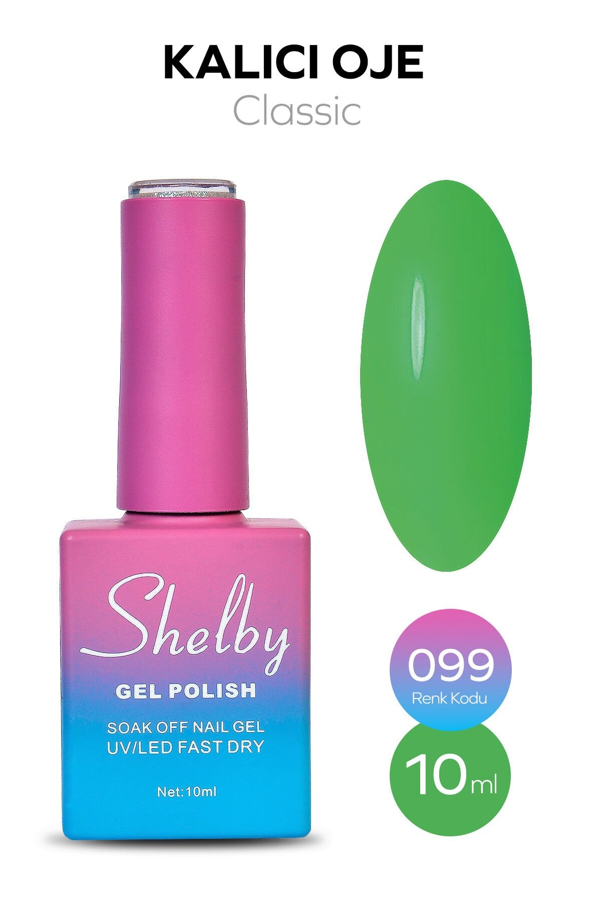Shelby Kalıcı Oje No: 099 10 Ml - Klasik SeriShelby
