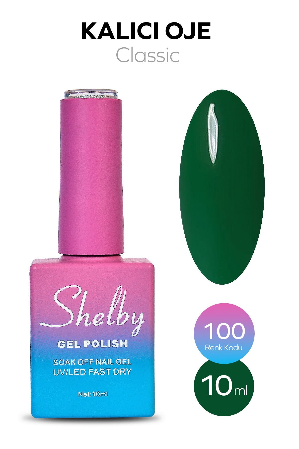 Shelby Kalıcı Oje No: 100 10 Ml - Klasik SeriShelby