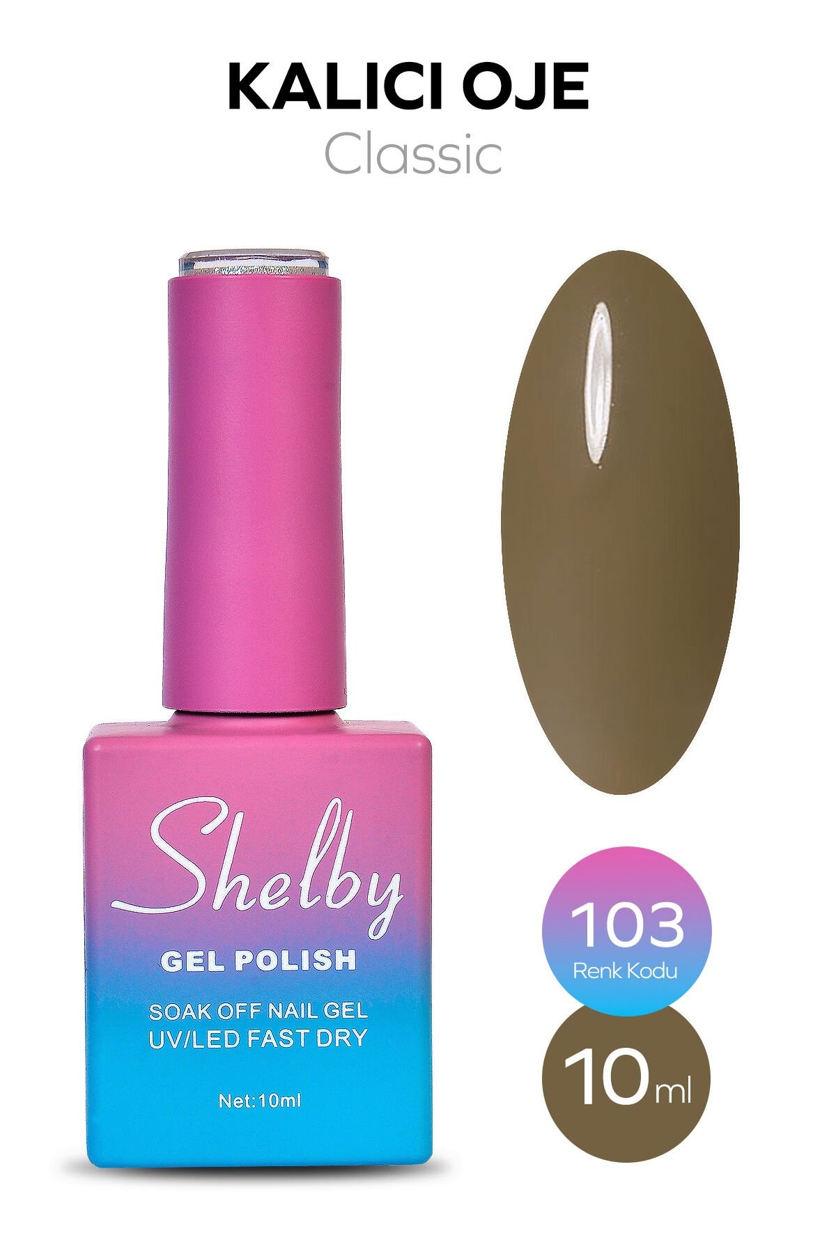 Shelby Kalıcı Oje No: 103 10 Ml - Klasik SeriShelby