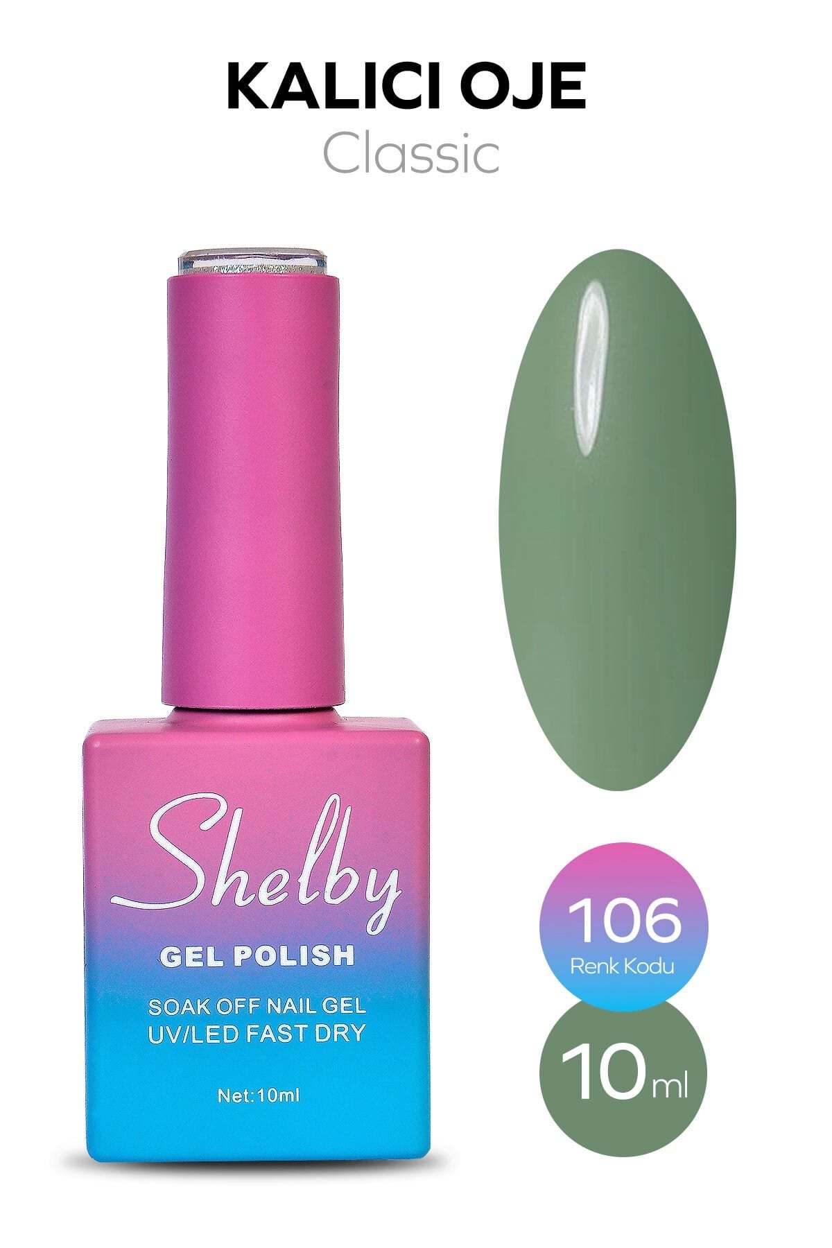 Shelby Kalıcı Oje No: 106 10 Ml - Klasik SeriShelby