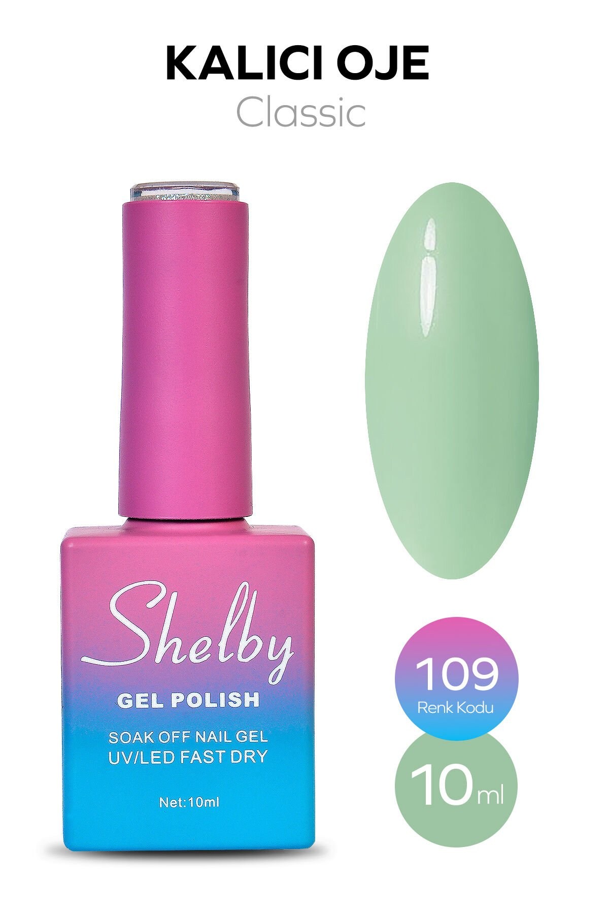 Shelby Kalıcı Oje No: 109 10 Ml - Klasik SeriShelby