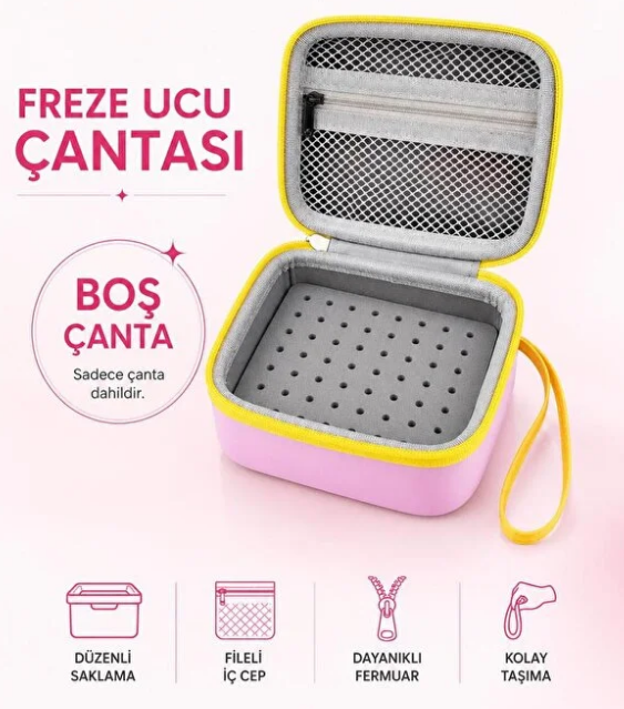 Shena Çanta Pembe - Freze Ucu Çantası 4039Shena
