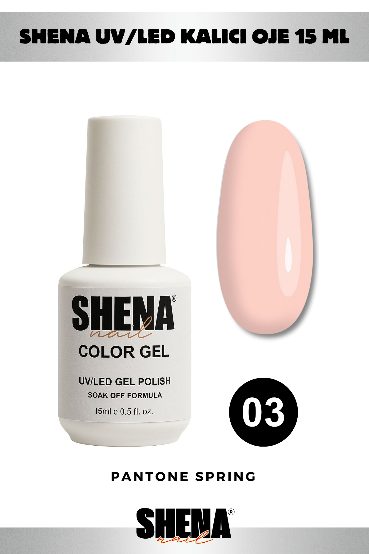 Shena Kalıcı Oje Gel Polish 15 Ml 003Shena
