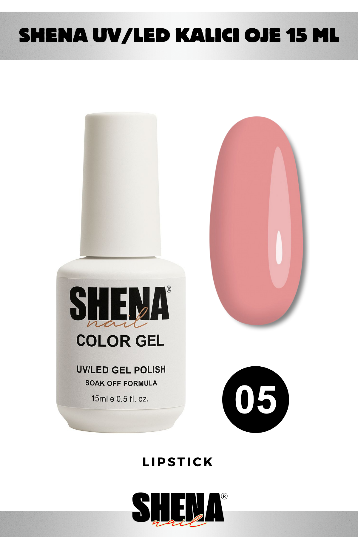Shena Kalıcı Oje Gel Polish 15 Ml 005Shena