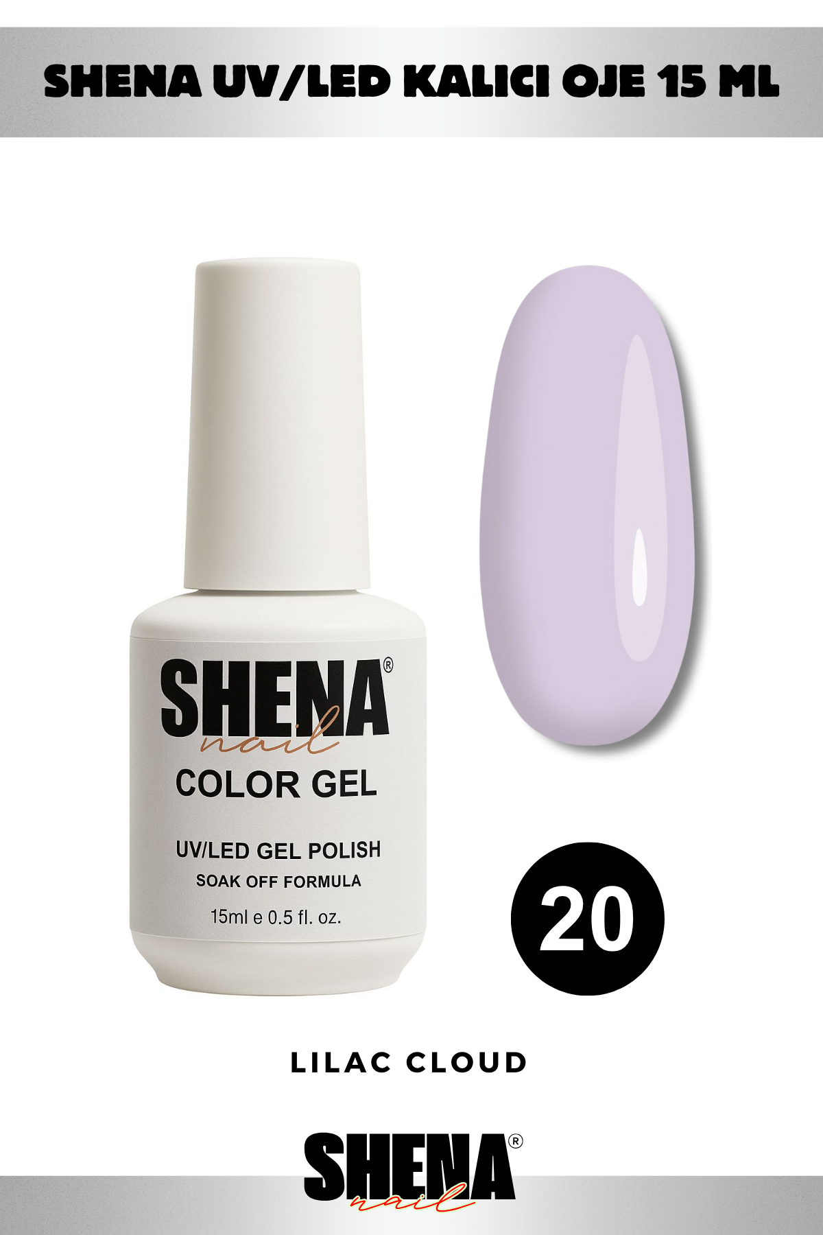 Shena Kalıcı Oje Gel Polish 15 Ml 020Shena